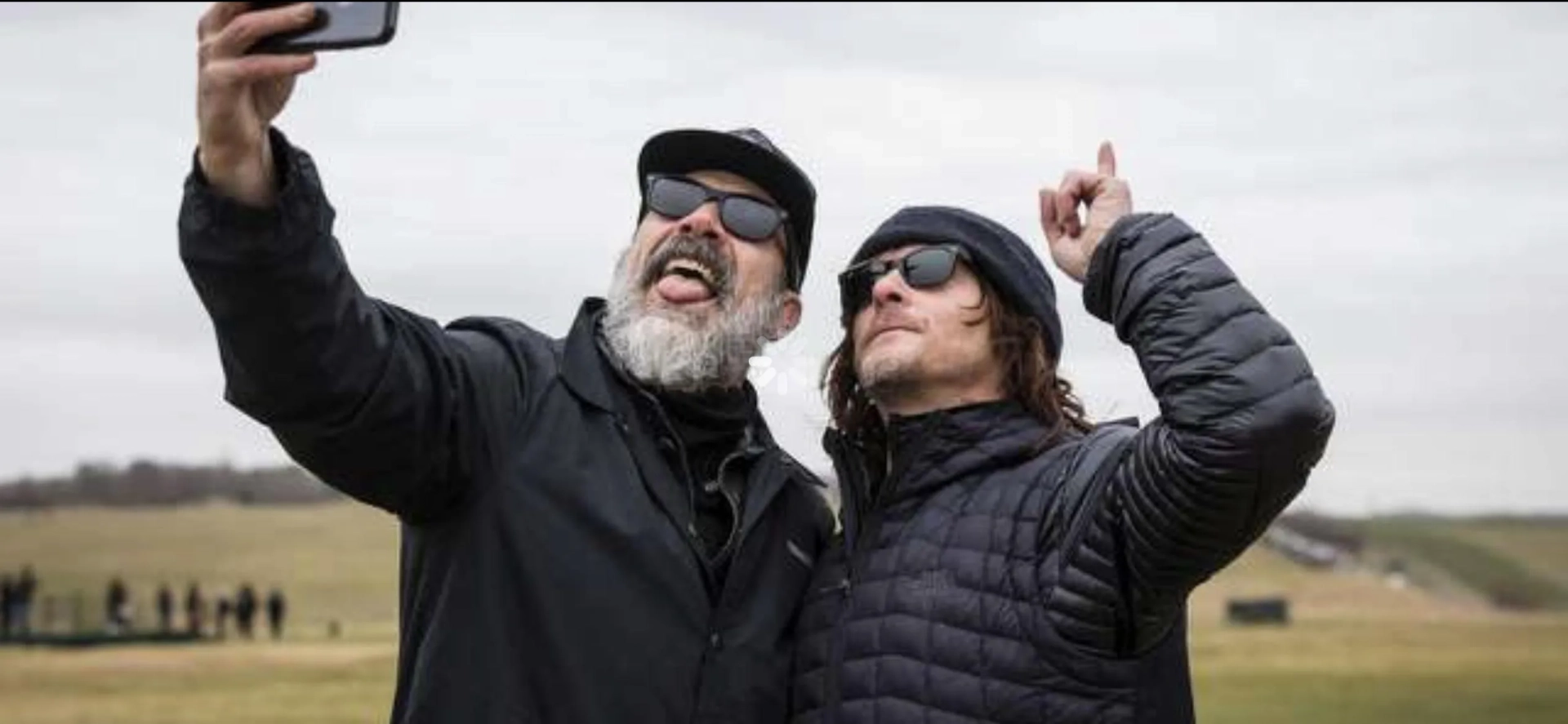 Norman Reedus and Jeffrey Dean Morgan in Ride with Norman Reedus (2016)