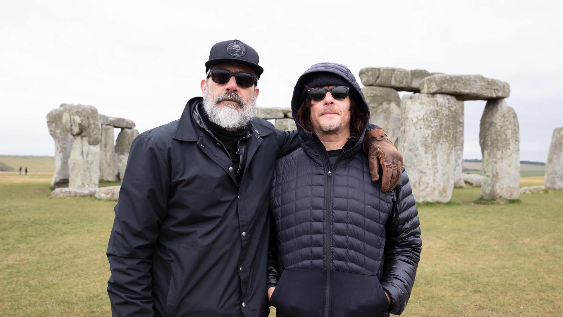 Norman Reedus and Jeffrey Dean Morgan in Ride with Norman Reedus (2016)