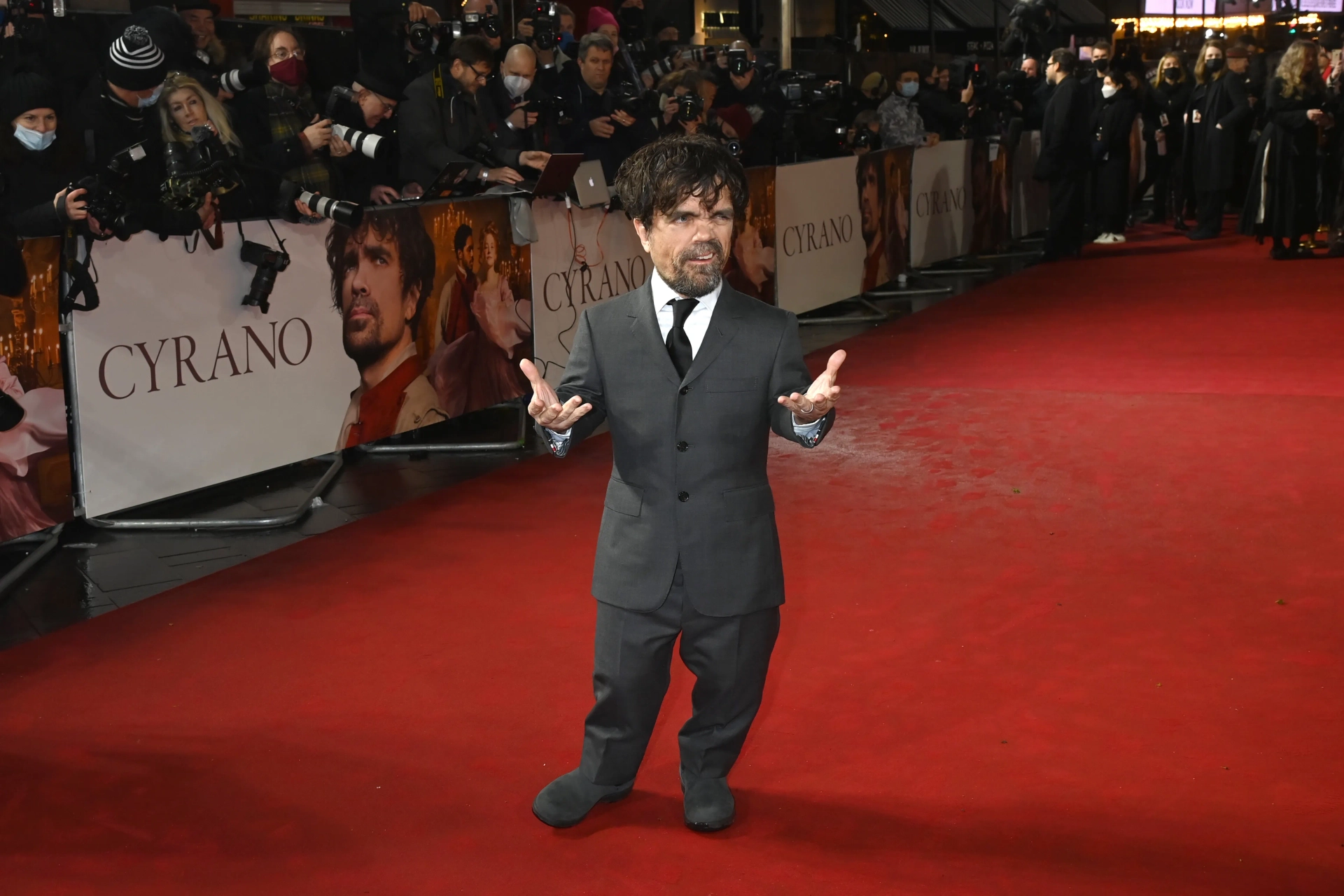 Peter Dinklage at an event for Cyrano (2021)