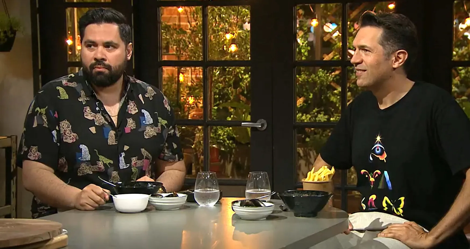 Ben Shewry and Bjorn Stewart in The Cook Up with Adam Liaw (2021)