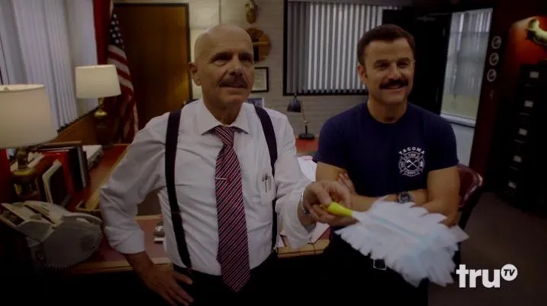 Joe Pantoliano and Steve Lemme in Tacoma FD: I'm Eddie Penisi... Sr. (2020)