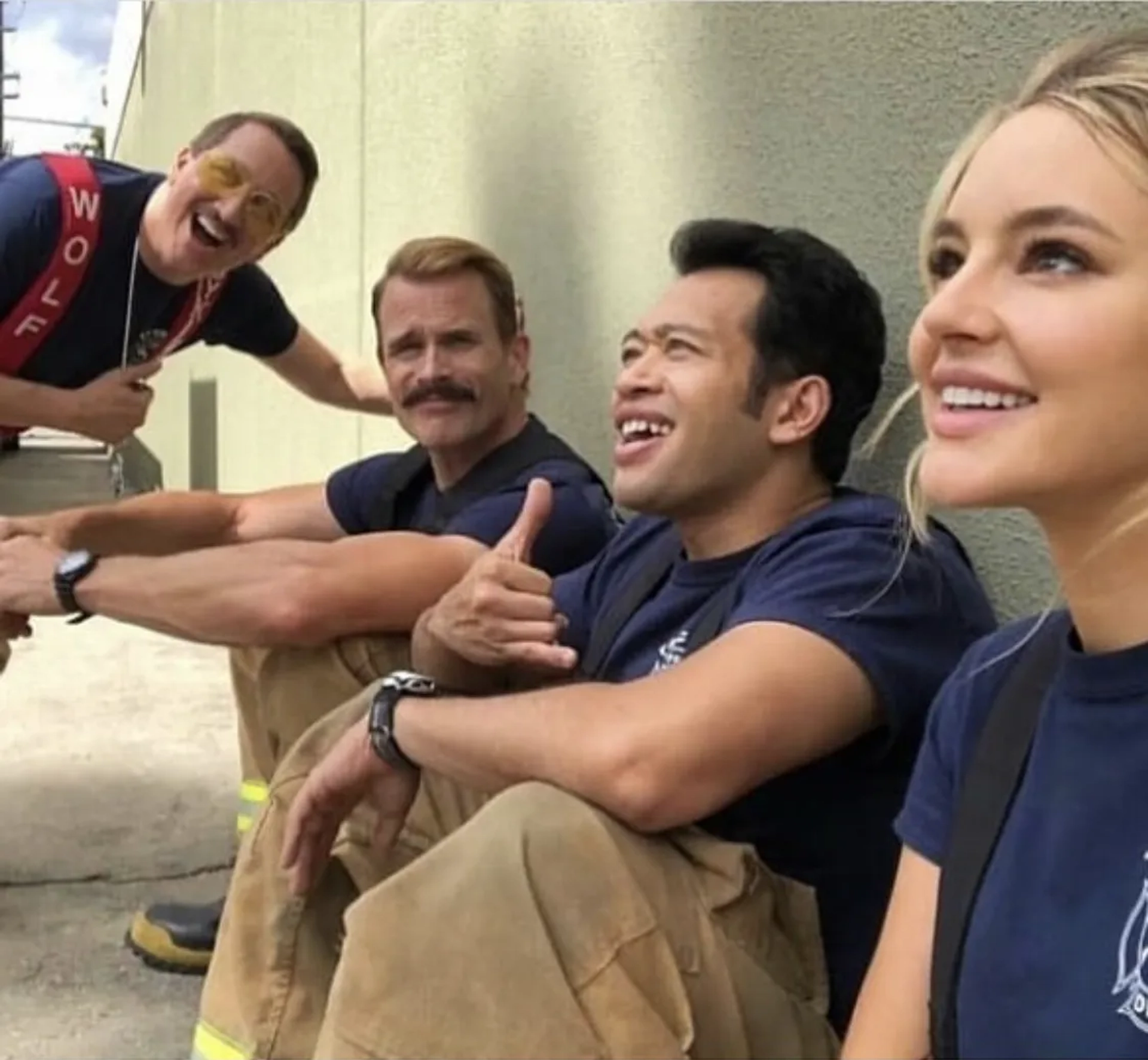 Gabriel Hogan, Paul Soter, Eugene Cordero, and Hassie Harrison in Tacoma FD (2019)