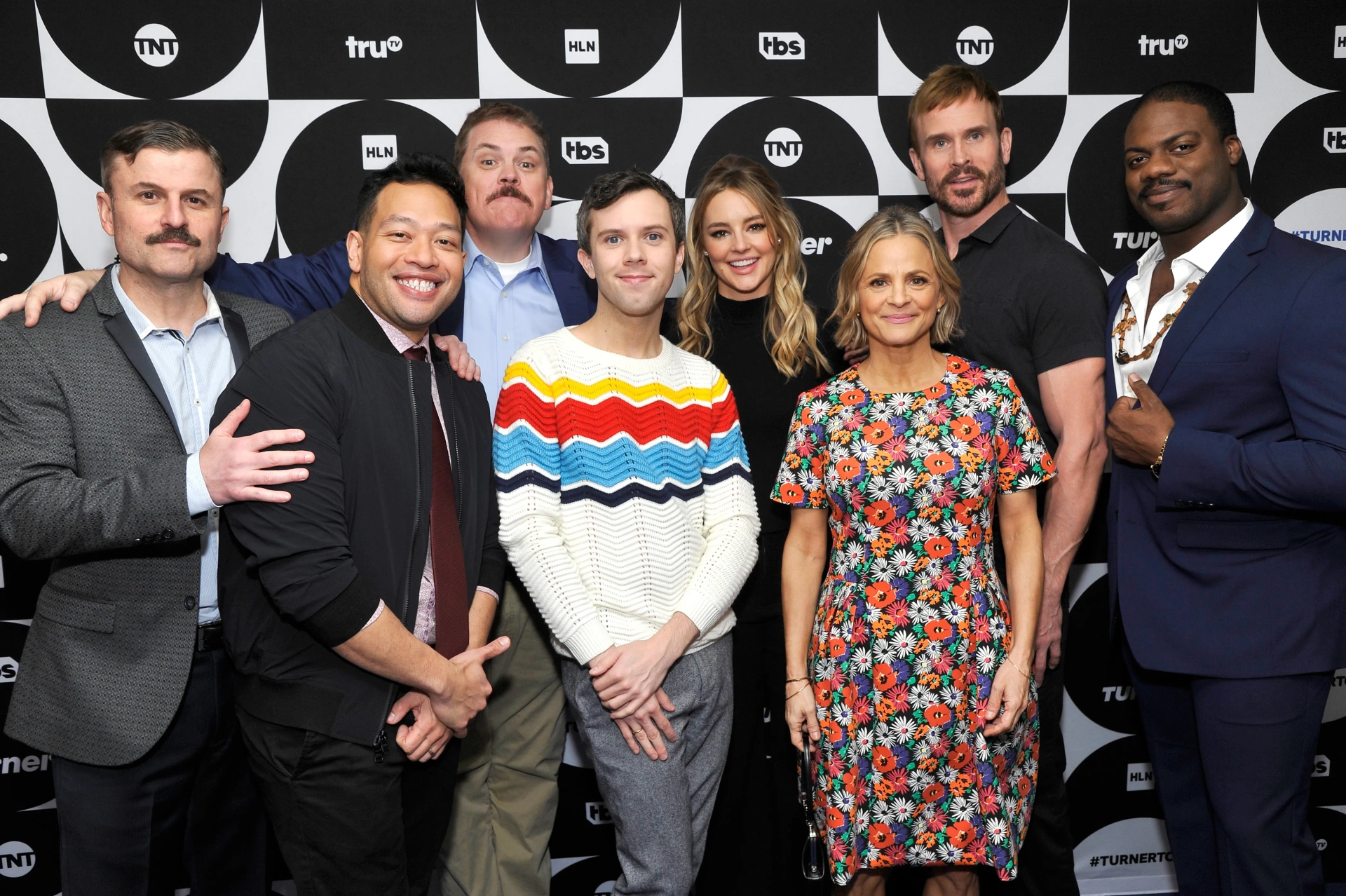 Kevin Heffernan, Gabriel Hogan, Steve Lemme, Amy Sedaris, Eugene Cordero, Cole Escola, Marcus Henderson, and Hassie Harrison in Tacoma FD (2019)