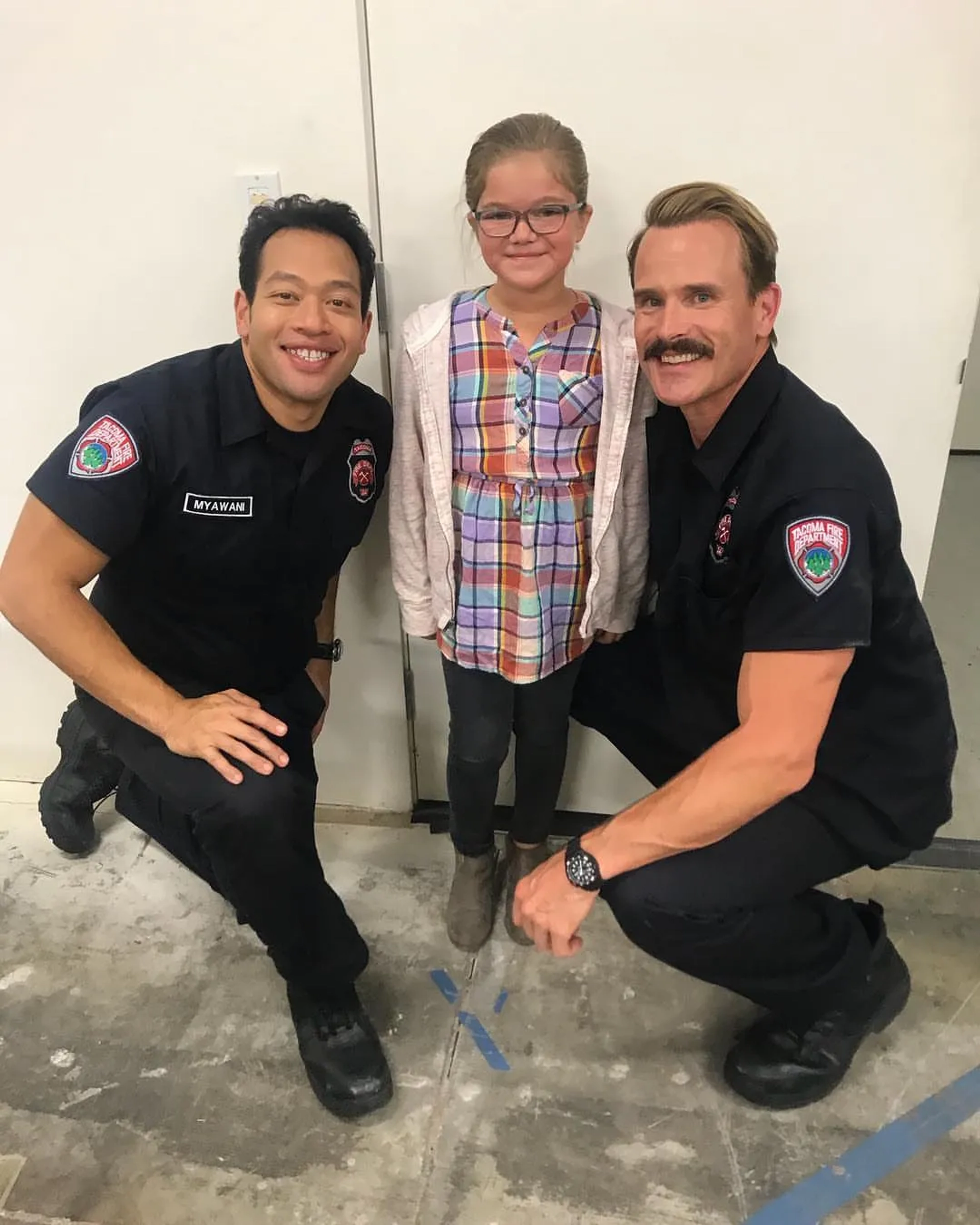 Gabriel Hogan and Eugene Cordero in Tacoma FD (2019)