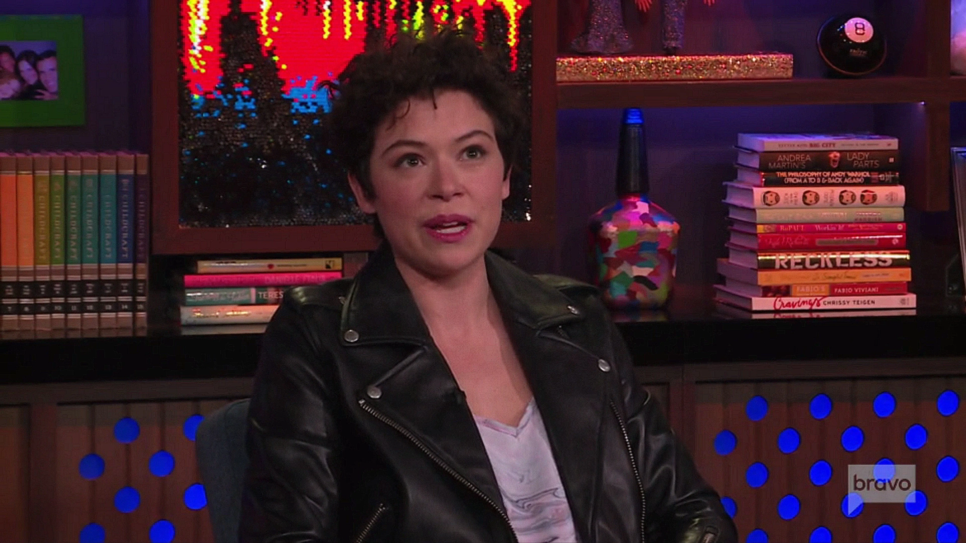 Tatiana Maslany in Watch What Happens Live with Andy Cohen (2009)