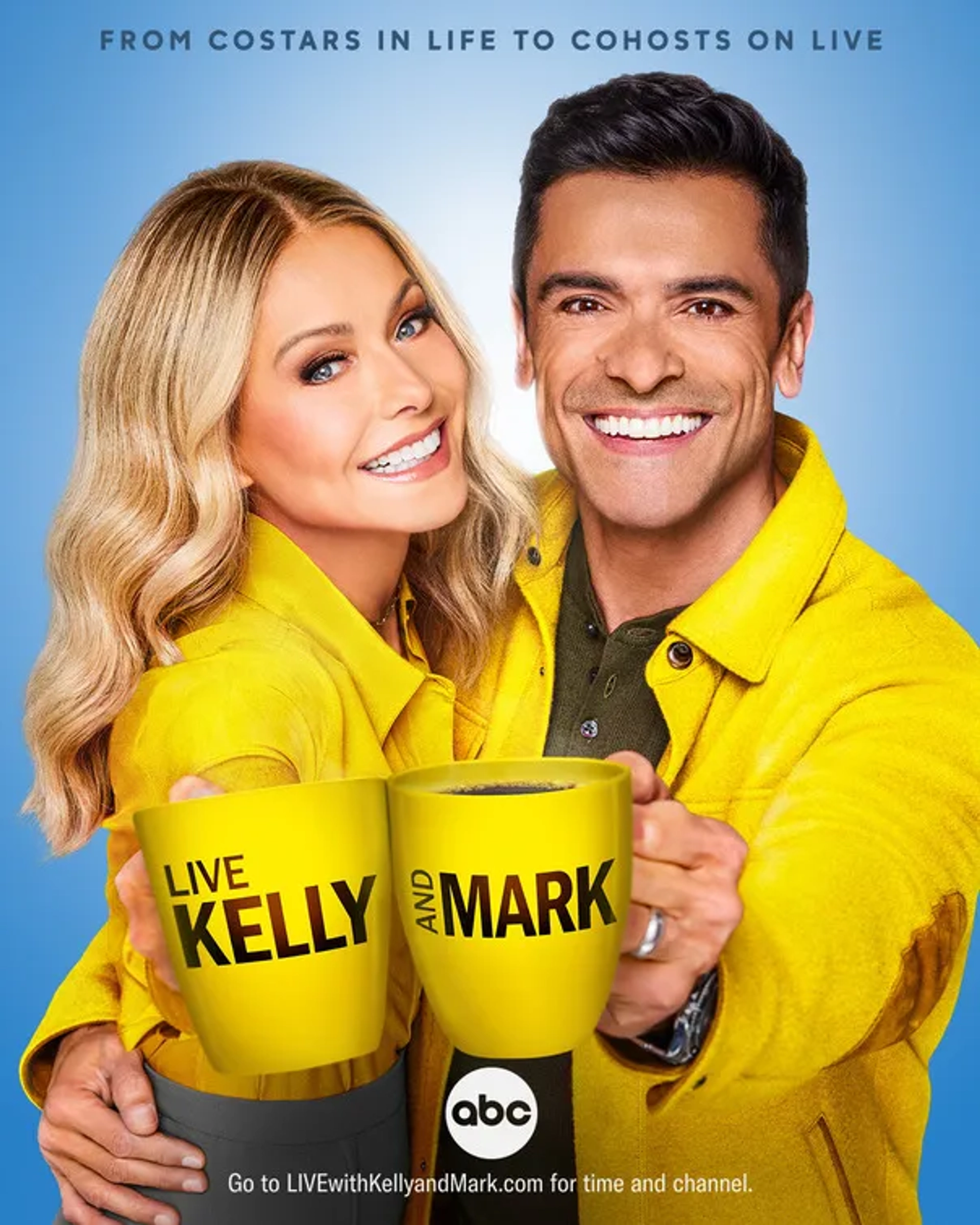 Kelly Ripa and Ryan Seacrest in Live with Kelly and Mark (1988)