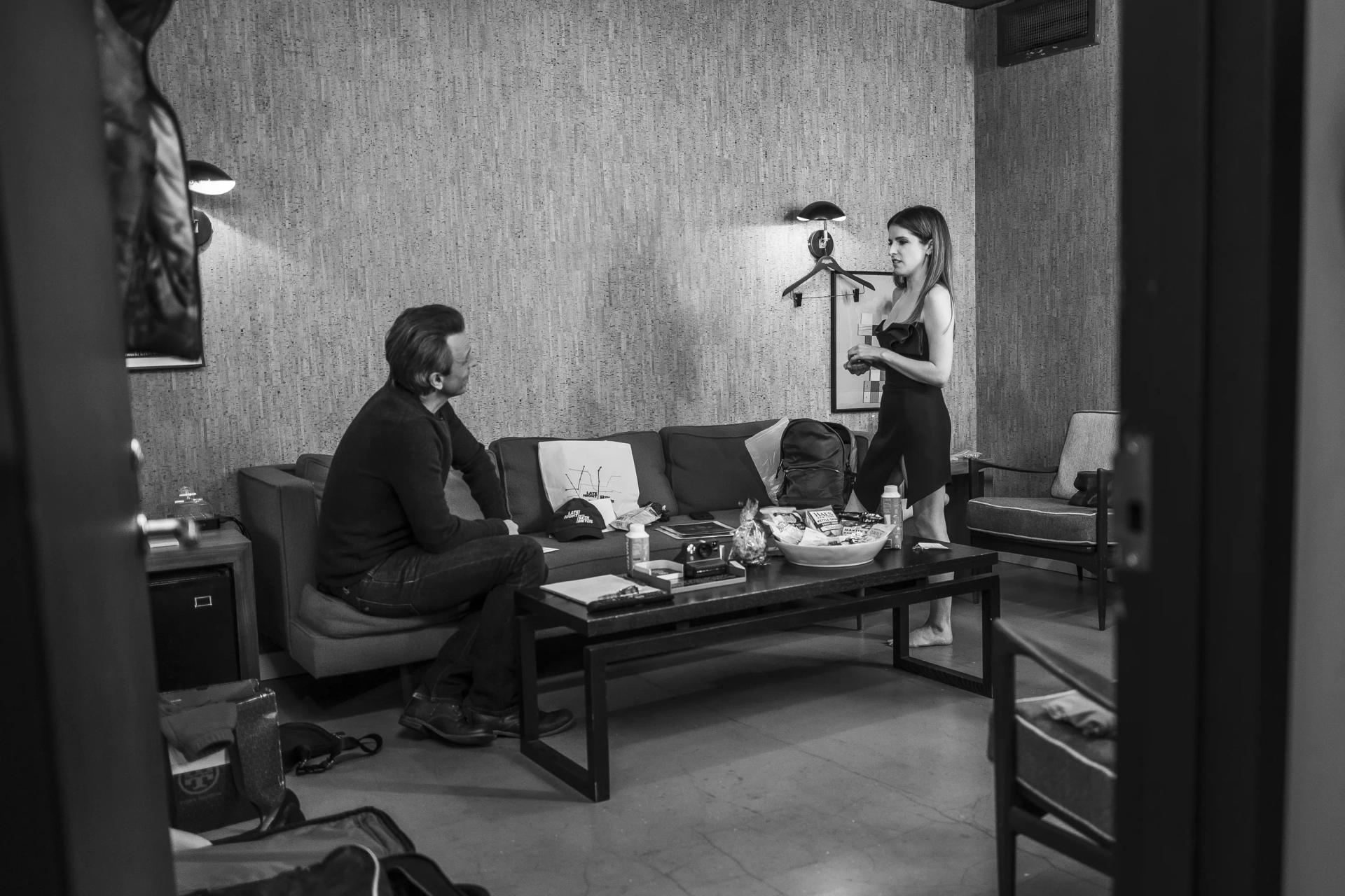 Anna Kendrick and Seth Meyers in Late Night with Seth Meyers (2014)