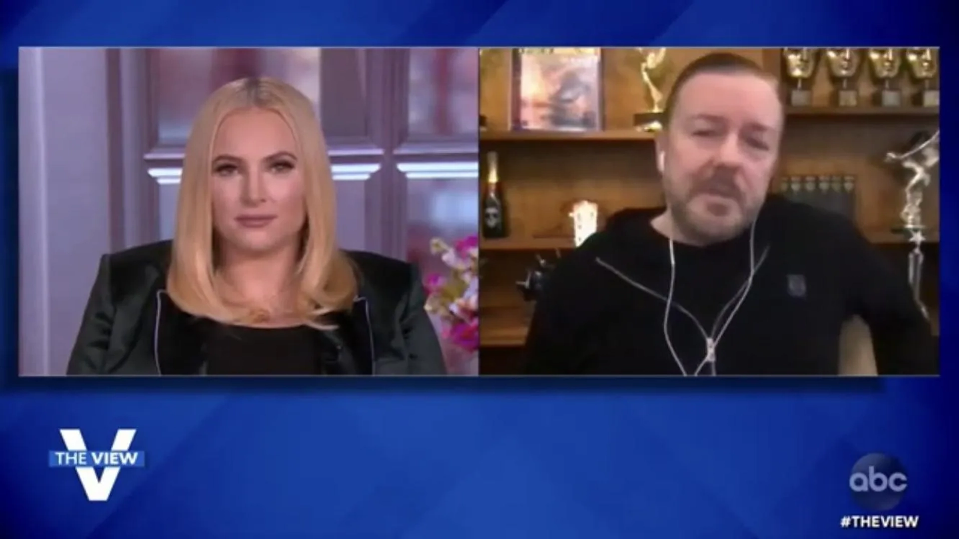 Ricky Gervais and Meghan McCain in The View (1997)