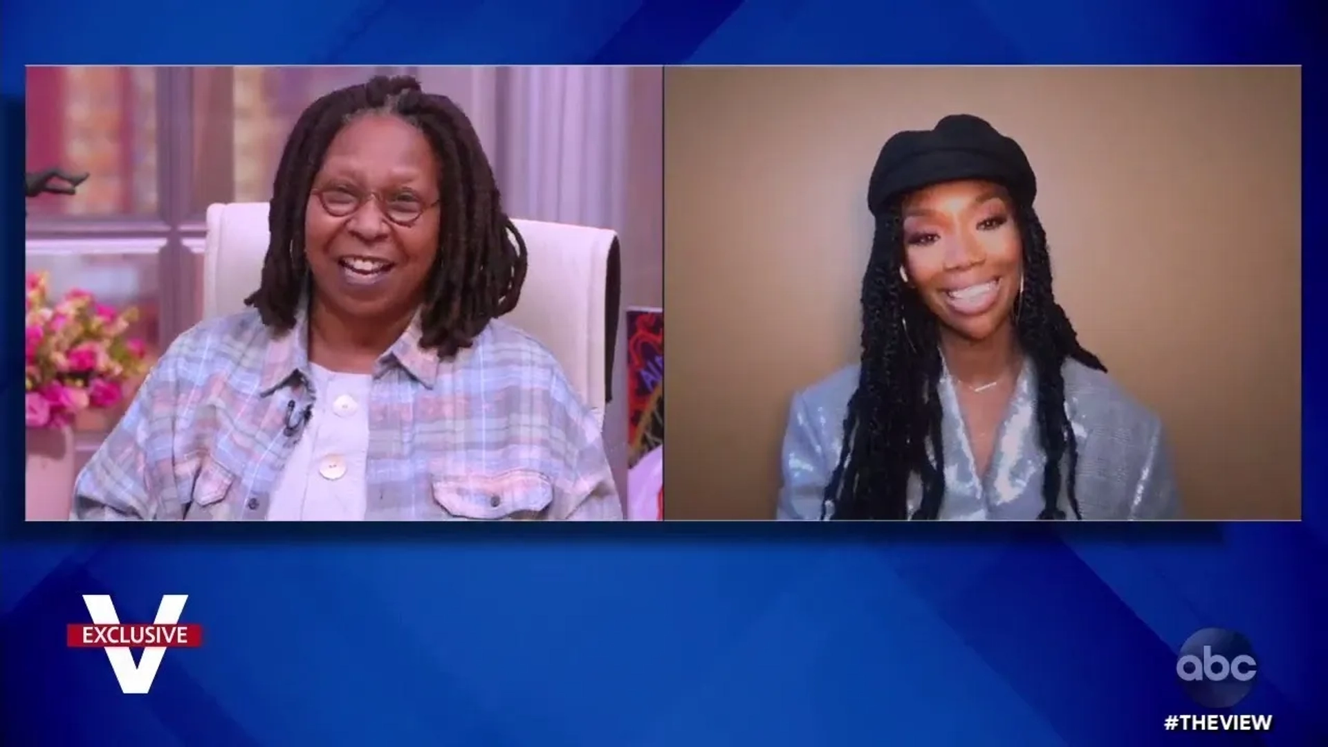 Whoopi Goldberg and Brandy Norwood in The View (1997)