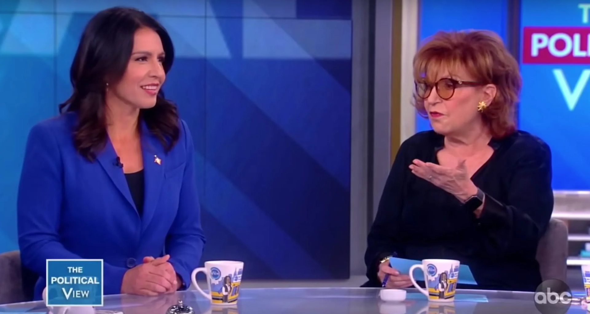 Joy Behar and Tulsi Gabbard in The View (1997)