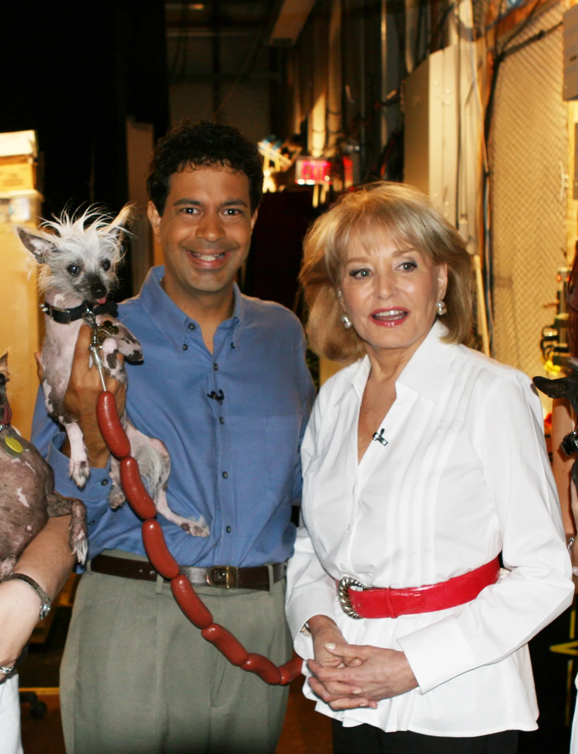 Barbara Walters, Dane Andrew, and Rascal the World's Ugliest Dog in The View (1997)