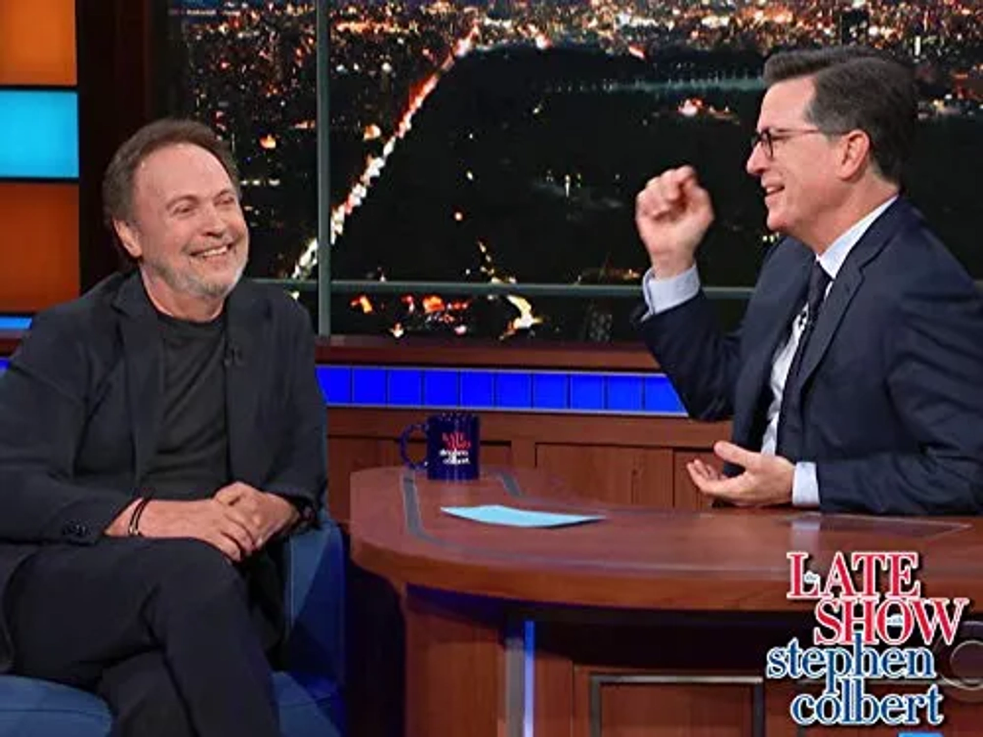 Billy Crystal and Stephen Colbert in The Late Show with Stephen Colbert (2015)