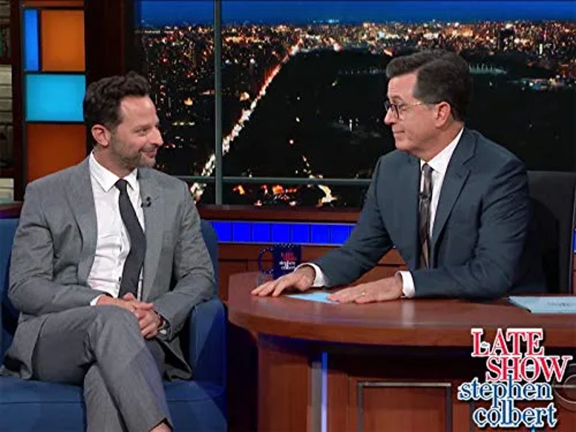 Stephen Colbert and Nick Kroll in The Late Show with Stephen Colbert (2015)