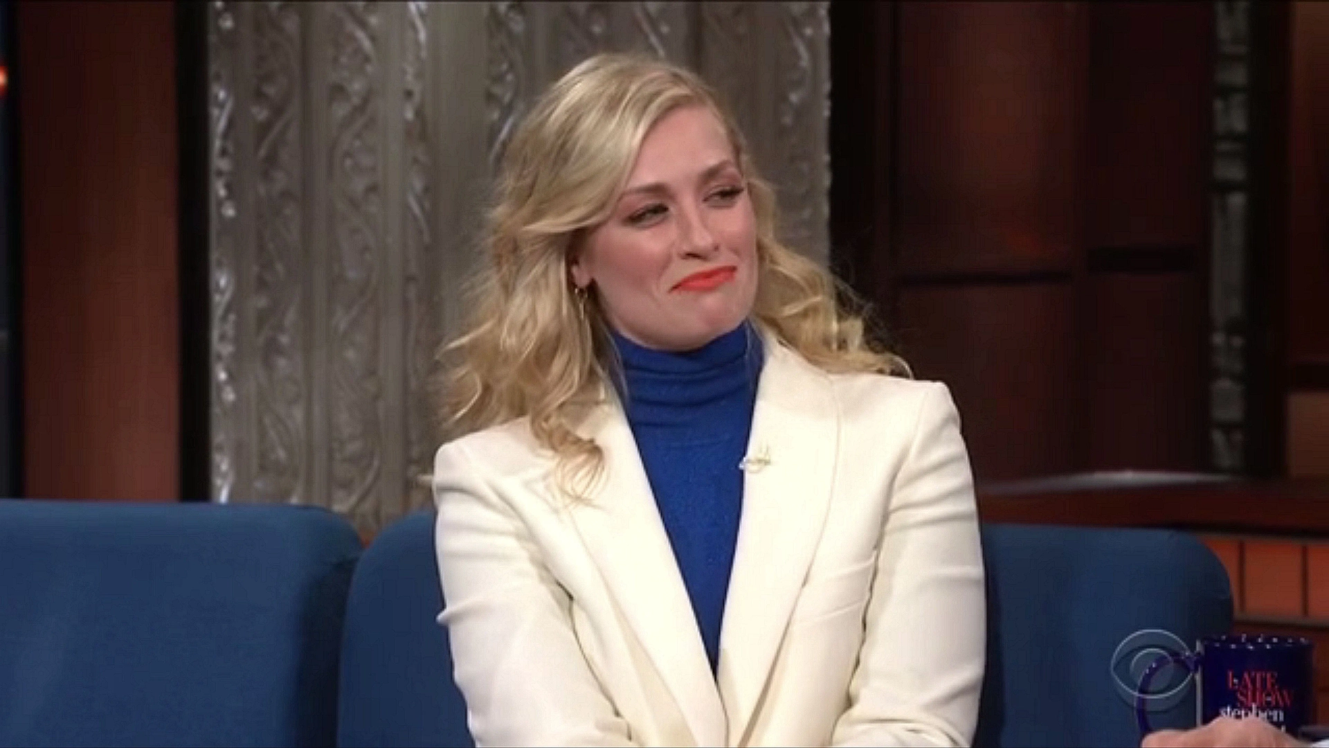 Beth Behrs in The Late Show with Stephen Colbert: Robert De Niro/Beth Behrs/Neal Katyal (2019)