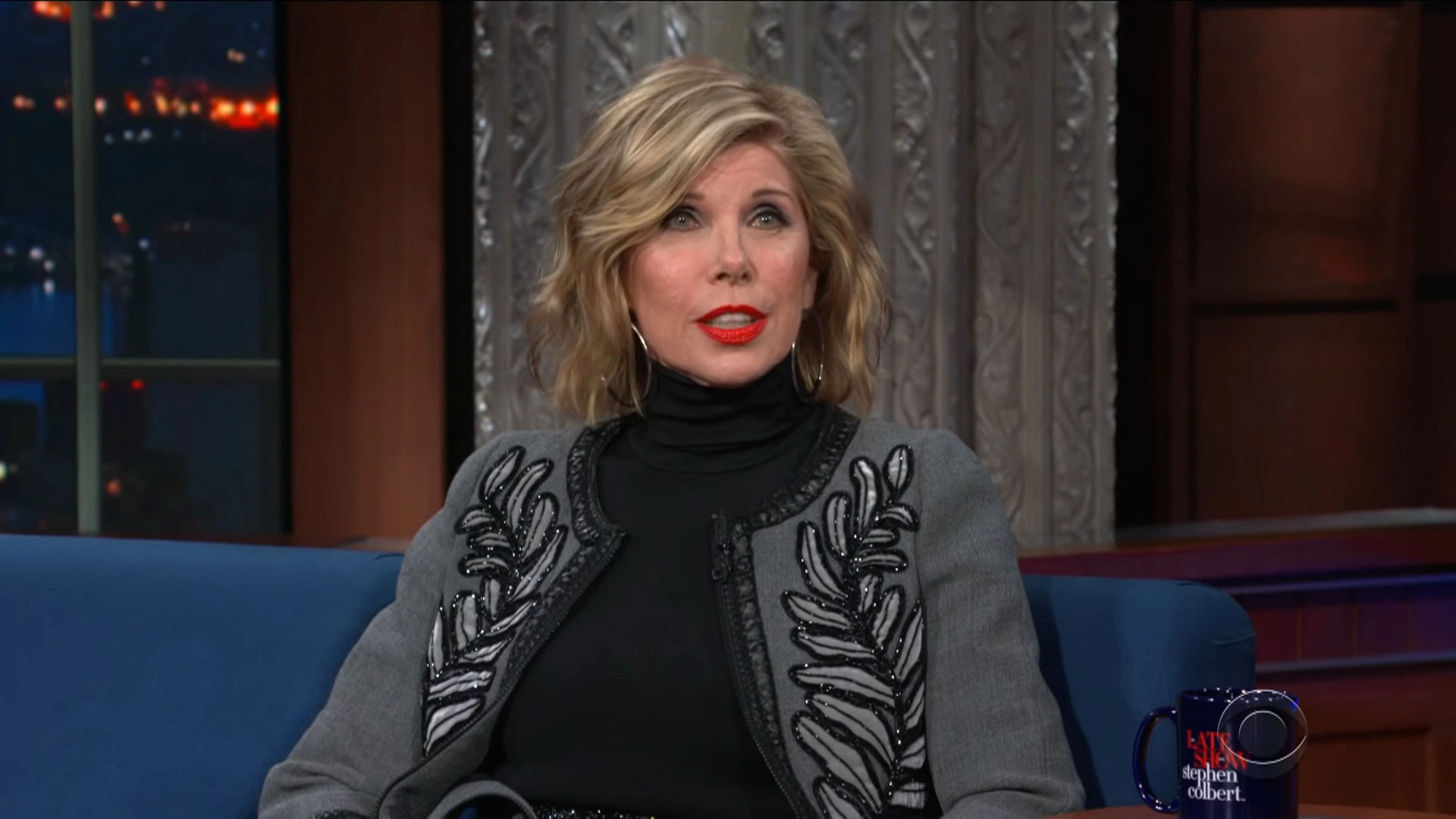 Christine Baranski in The Late Show with Stephen Colbert (2015)