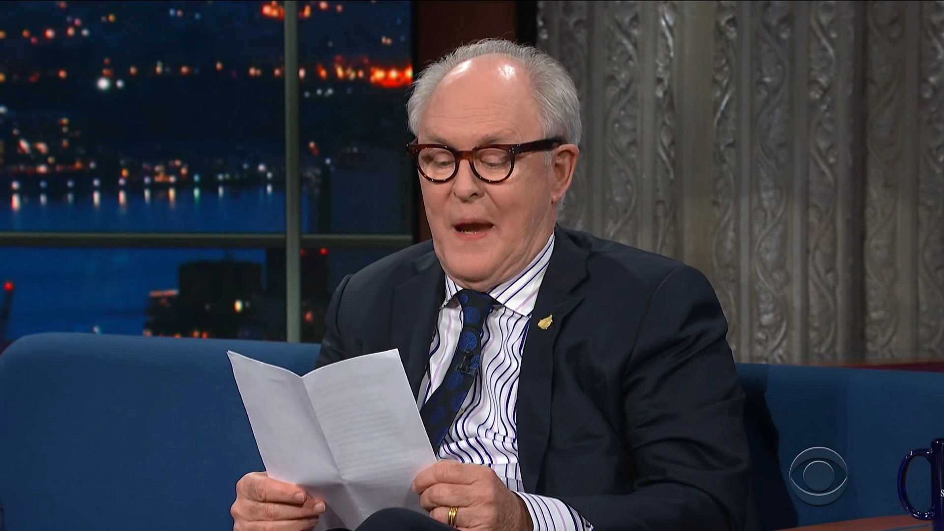 John Lithgow in The Late Show with Stephen Colbert: John Lithgow/Stacey Abrams/Kevin Garrett (2019)