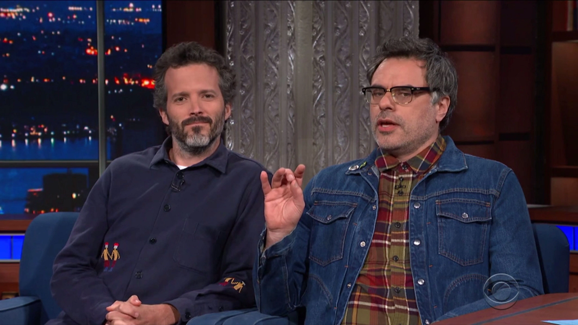 Bret McKenzie and Jemaine Clement in The Late Show with Stephen Colbert (2015)