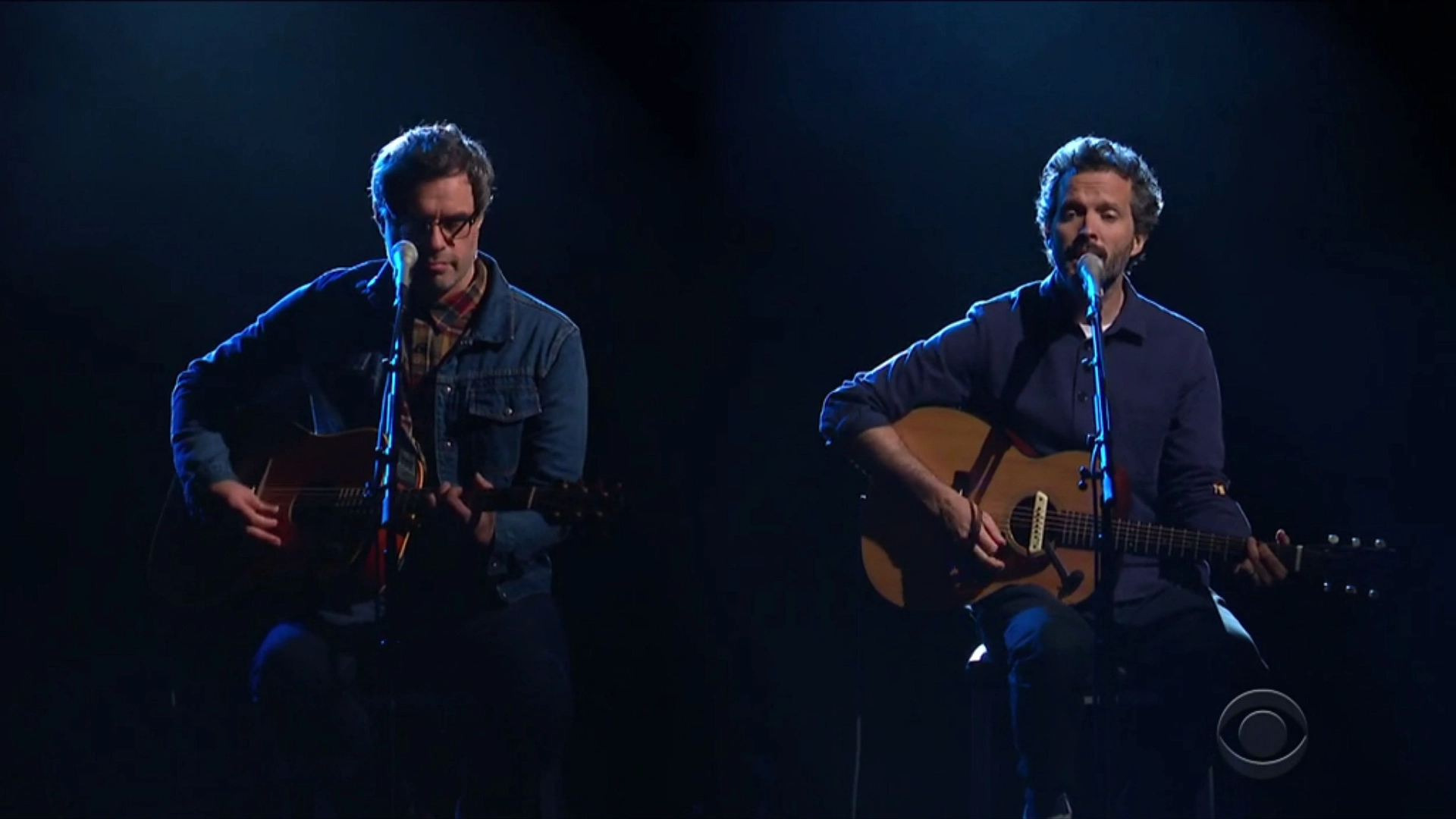 Bret McKenzie, Jemaine Clement, and Flight of the Conchords in The Late Show with Stephen Colbert (2015)