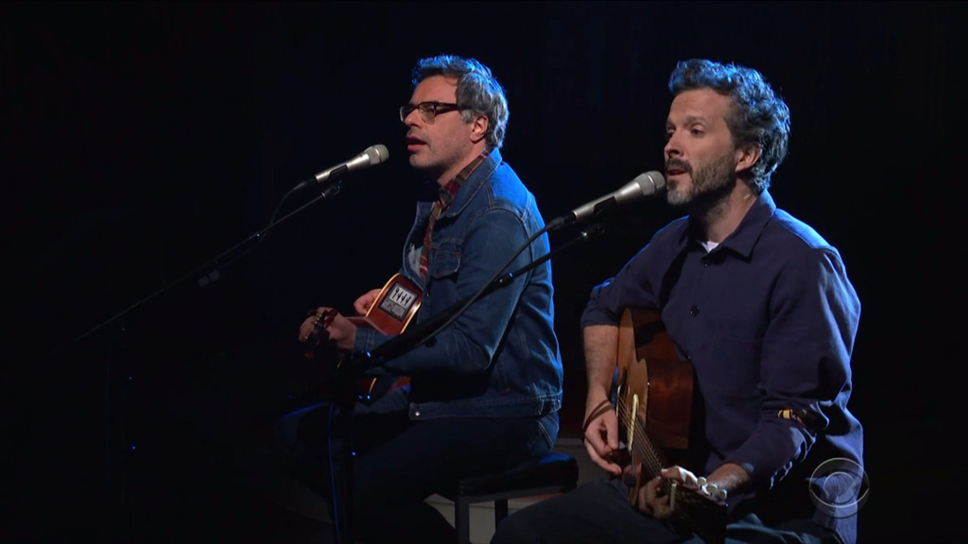 Bret McKenzie, Jemaine Clement, and Flight of the Conchords in The Late Show with Stephen Colbert (2015)