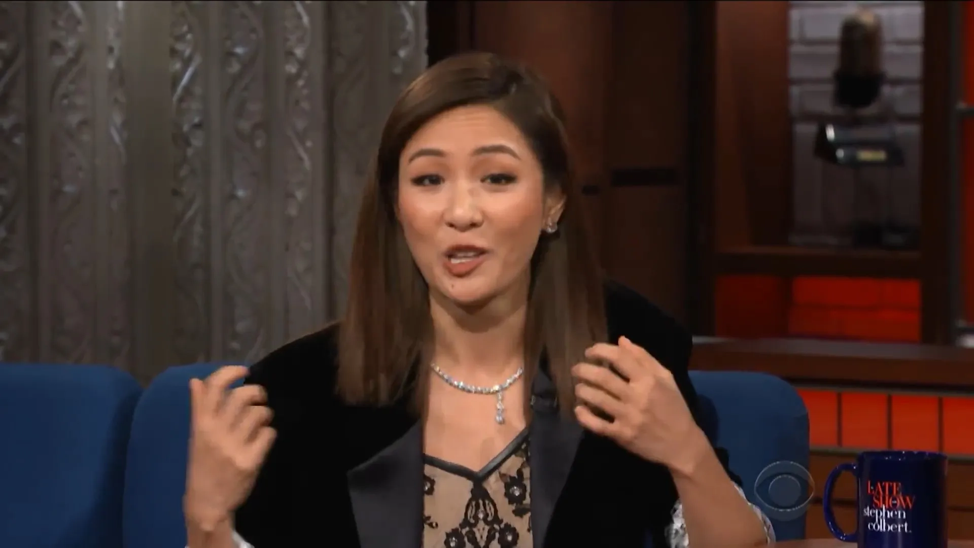 Constance Wu in The Late Show with Stephen Colbert (2015)