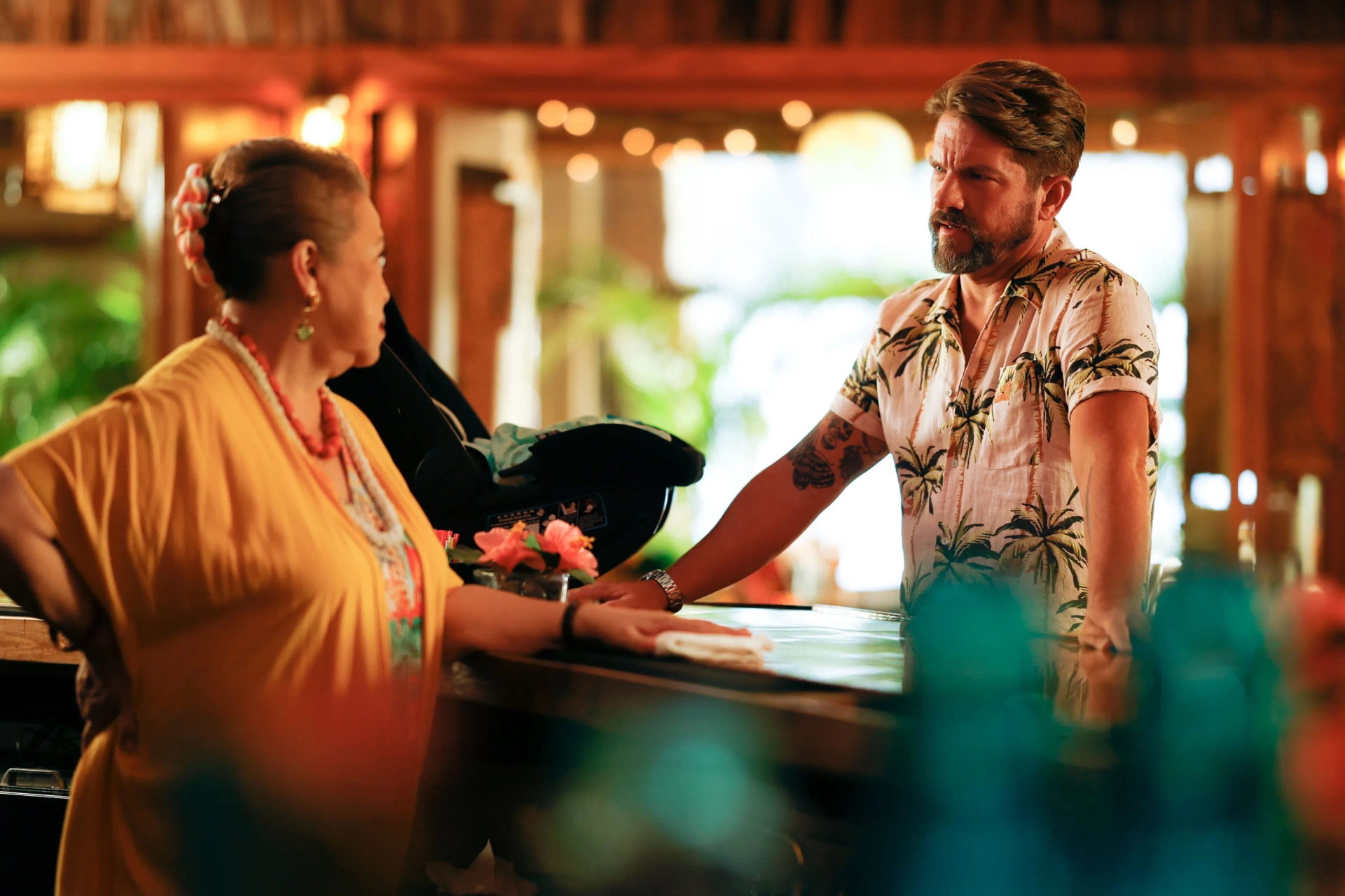 Amy Hill and Zachary Knighton in Magnum P.I.: NSFW (2023)