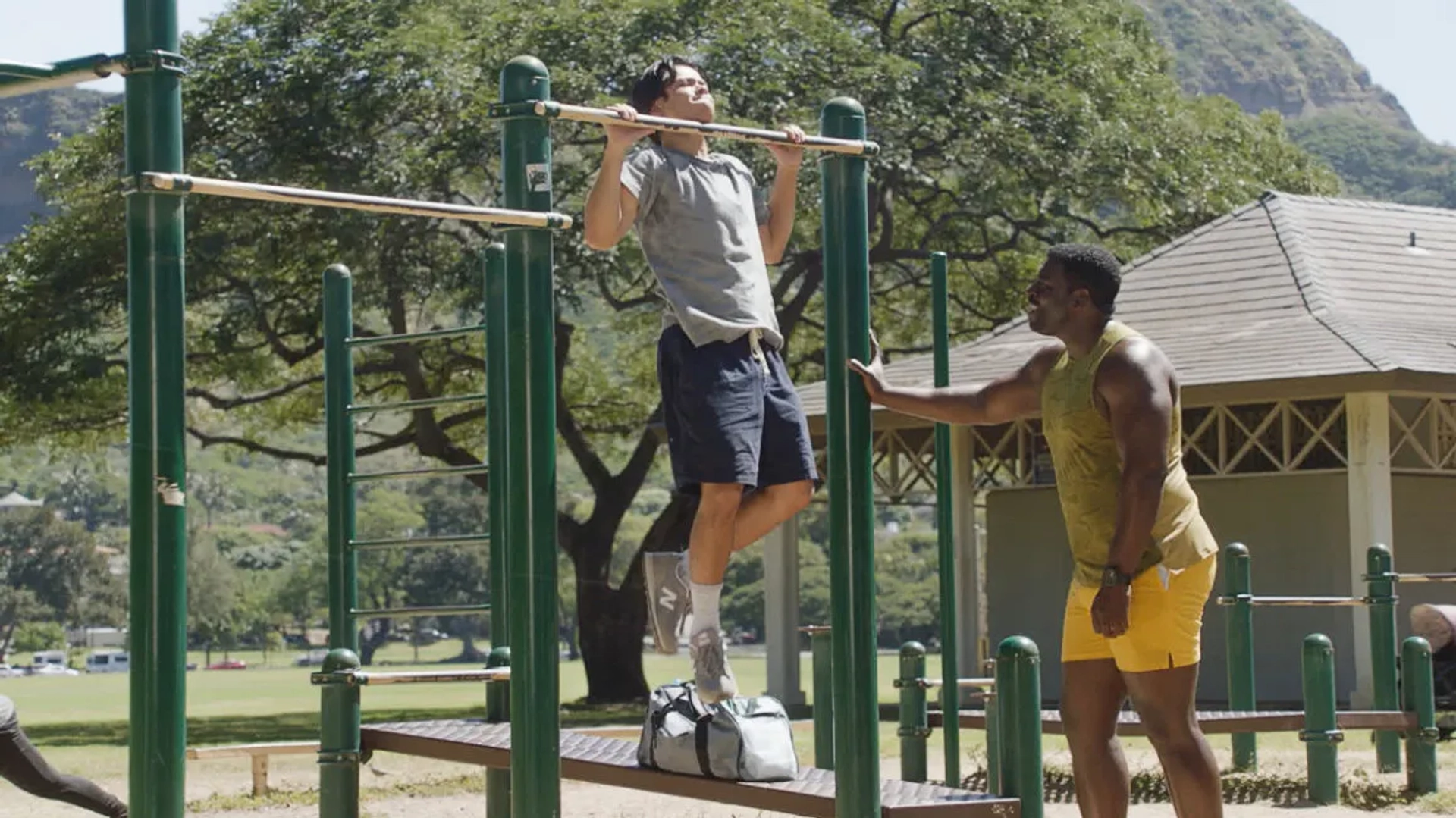 Stephen Hill and Martin Martinez in Magnum P.I.: The Long Sleep (2022)