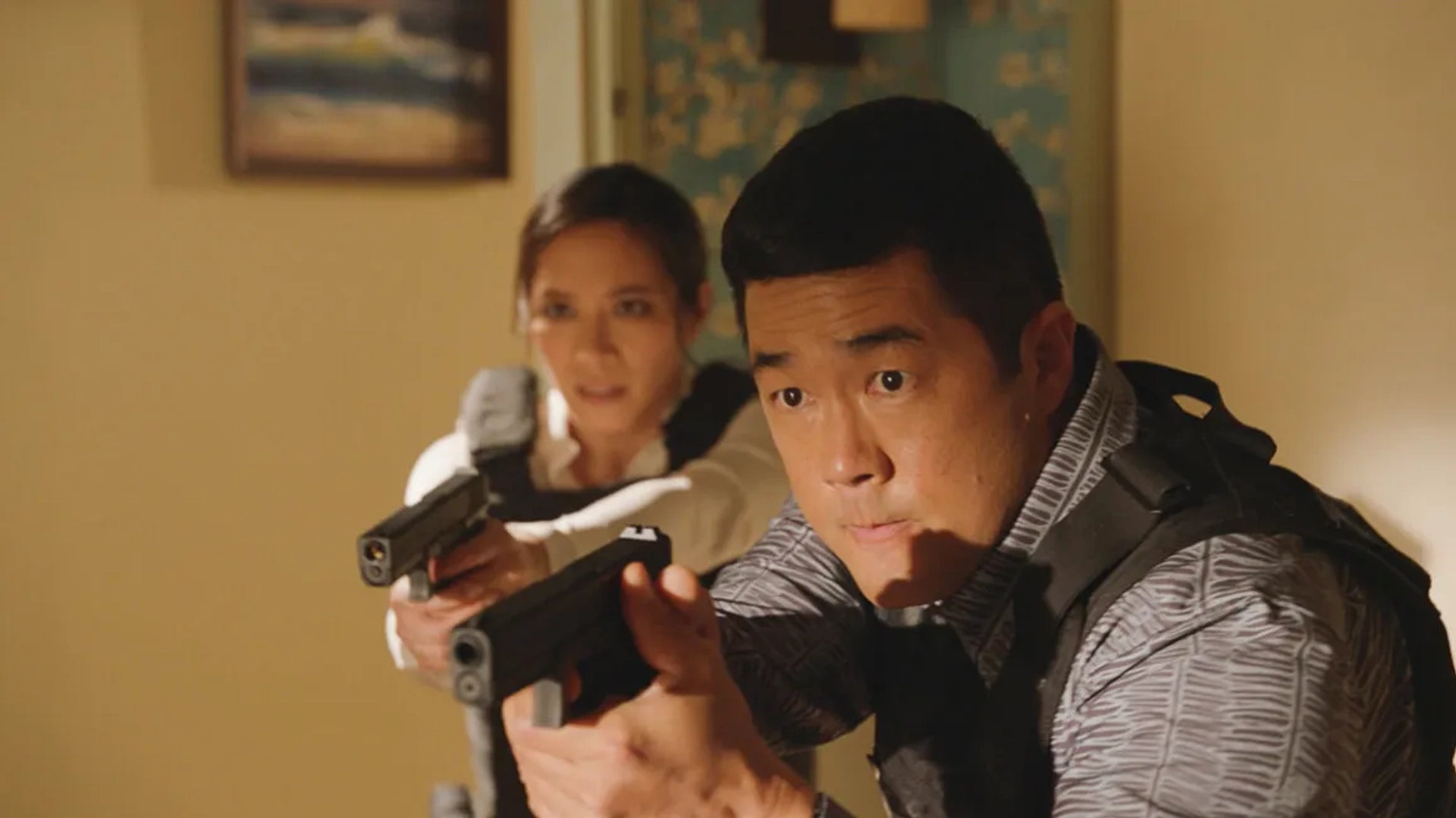 Tim Kang and Chantal Thuy in Magnum P.I.: The Long Sleep (2022)