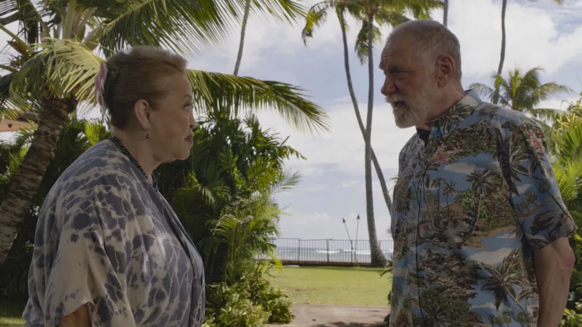 Amy Hill and Richard Masur in Magnum P.I.: A New Lease on Death (2021)