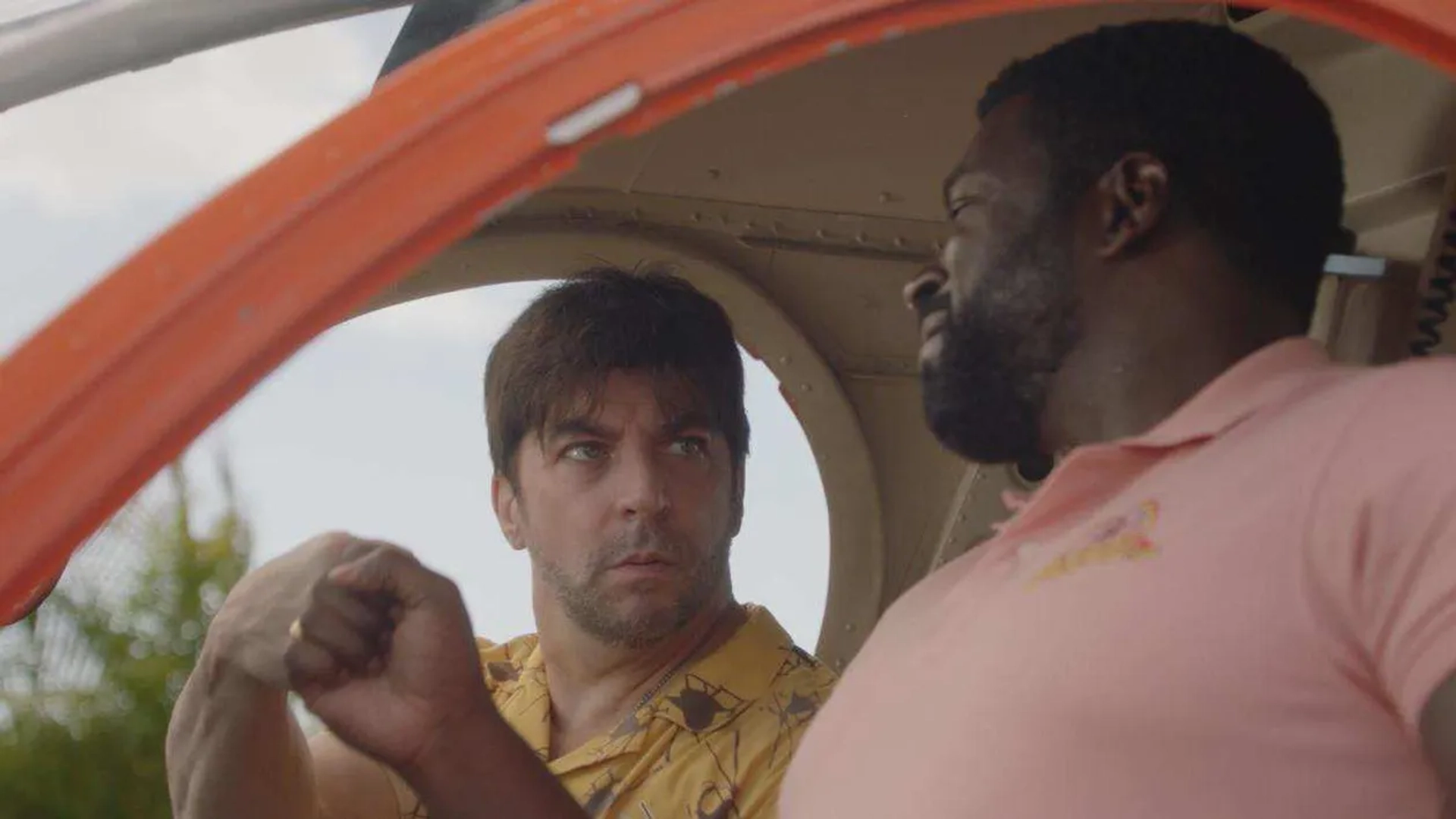 Christopher Thornton and Stephen Hill in Magnum P.I.: The Harder They Fall (2021)