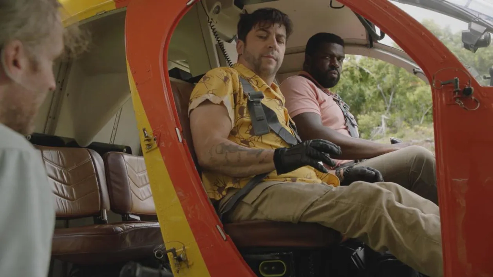 Christopher Thornton and Stephen Hill in Magnum P.I.: The Harder They Fall (2021)