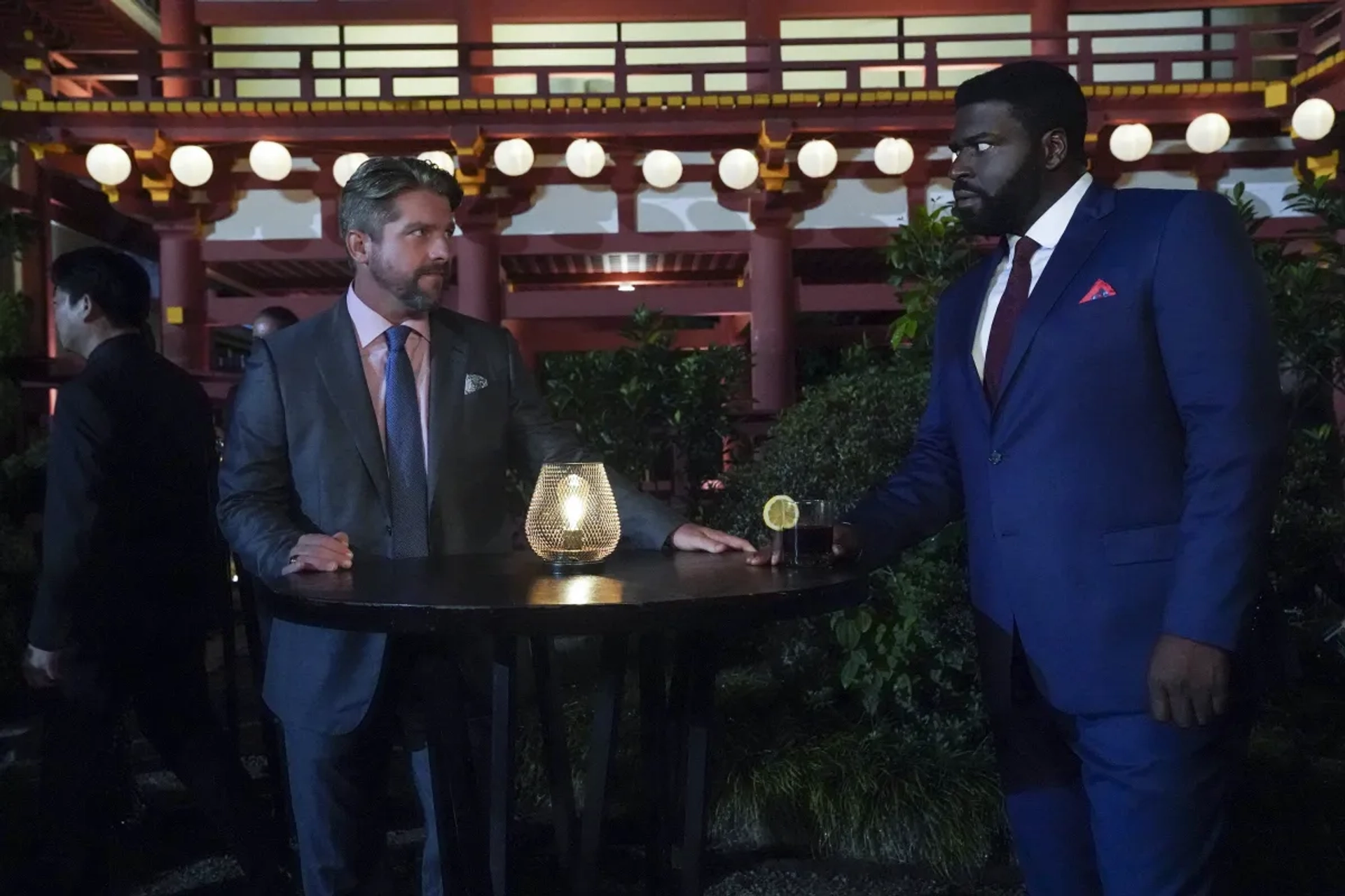 Zachary Knighton and Stephen Hill in Magnum P.I.: Island Vibes (2021)