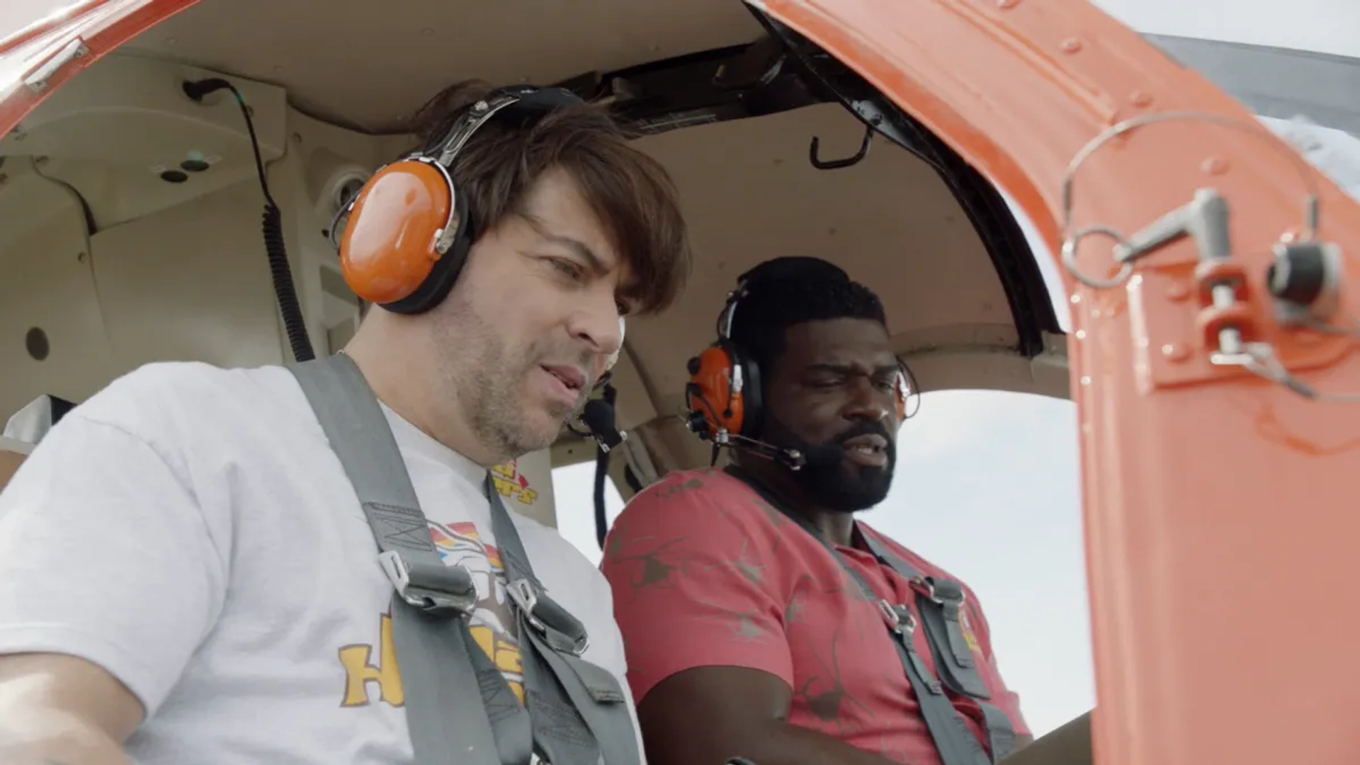 Christopher Thornton and Stephen Hill in Magnum P.I.: Before the Fall (2021)