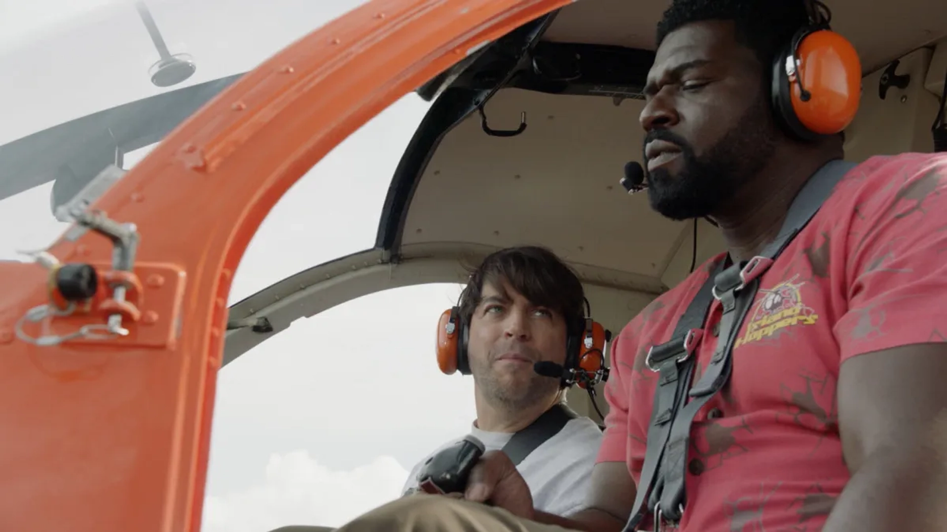 Christopher Thornton and Stephen Hill in Magnum P.I.: Before the Fall (2021)