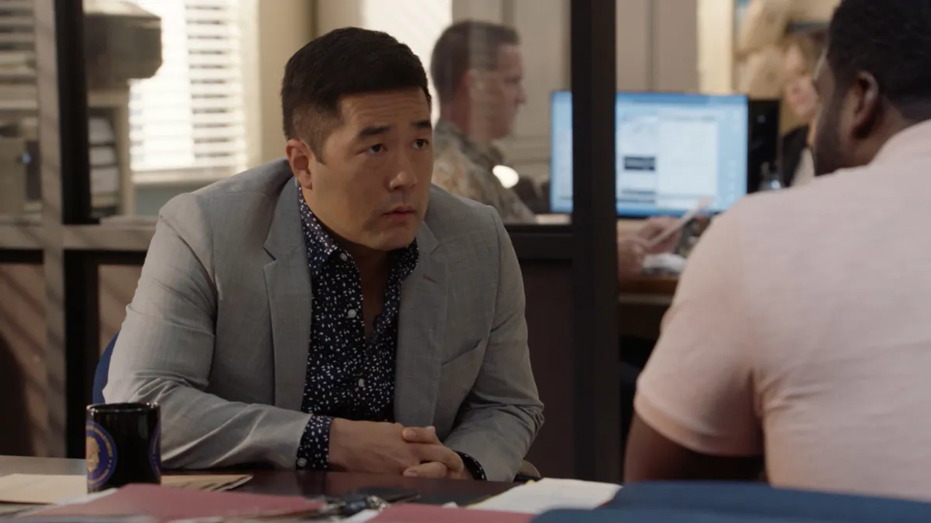 Tim Kang and Stephen Hill in Magnum P.I.: Before the Fall (2021)