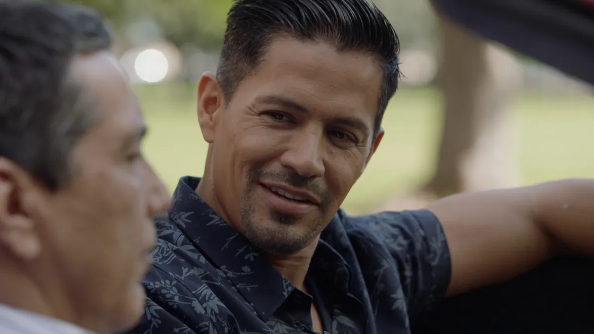 Jay Hernandez and Steven Michael Quezada in Magnum P.I.: Before the Fall (2021)