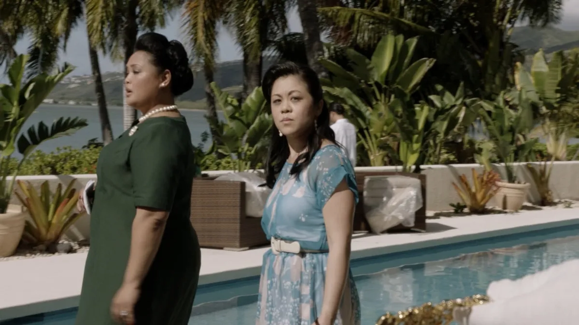 Christine Jugueta and Charlotte Mary Wen in Magnum P.I.: Whispers of Death (2021)