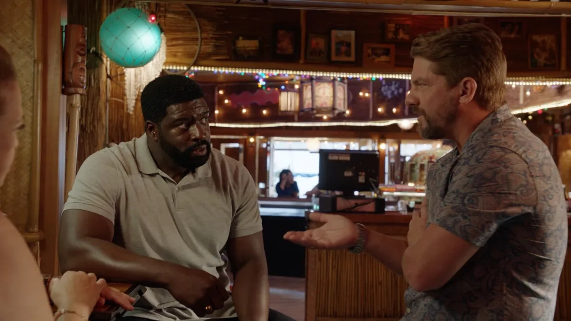 Zachary Knighton and Stephen Hill in Magnum P.I.: Whispers of Death (2021)