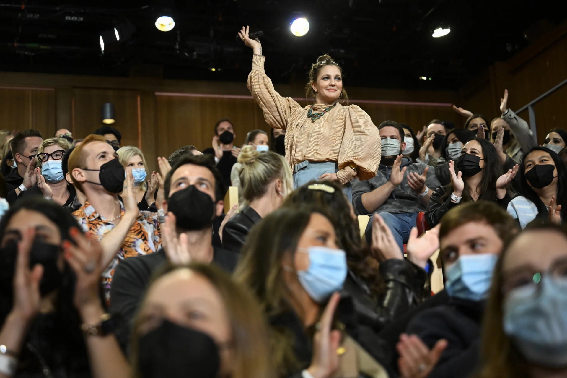 Drew Barrymore at an event for The Tonight Show Starring Jimmy Fallon (2014)