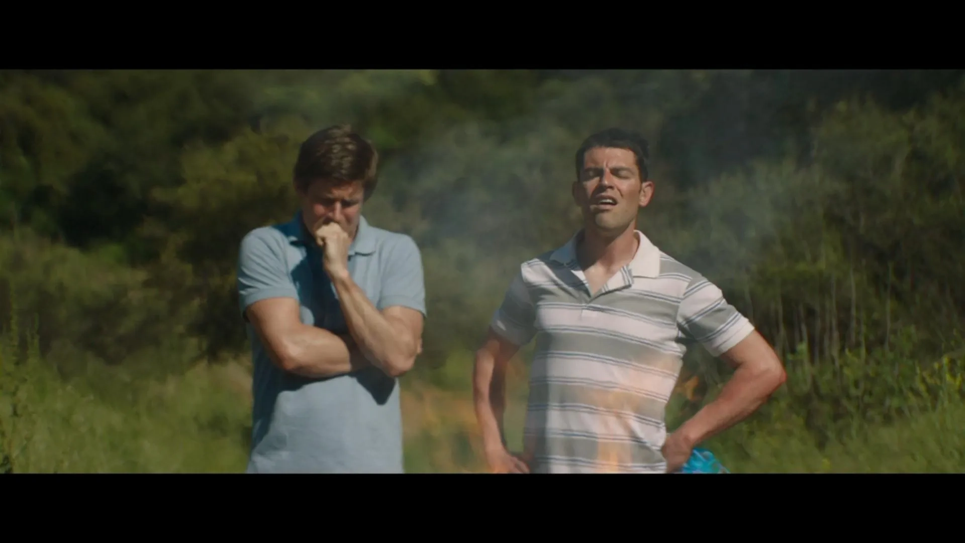 Max Greenfield and Christopher Lowell in Promising Young Woman (2020)