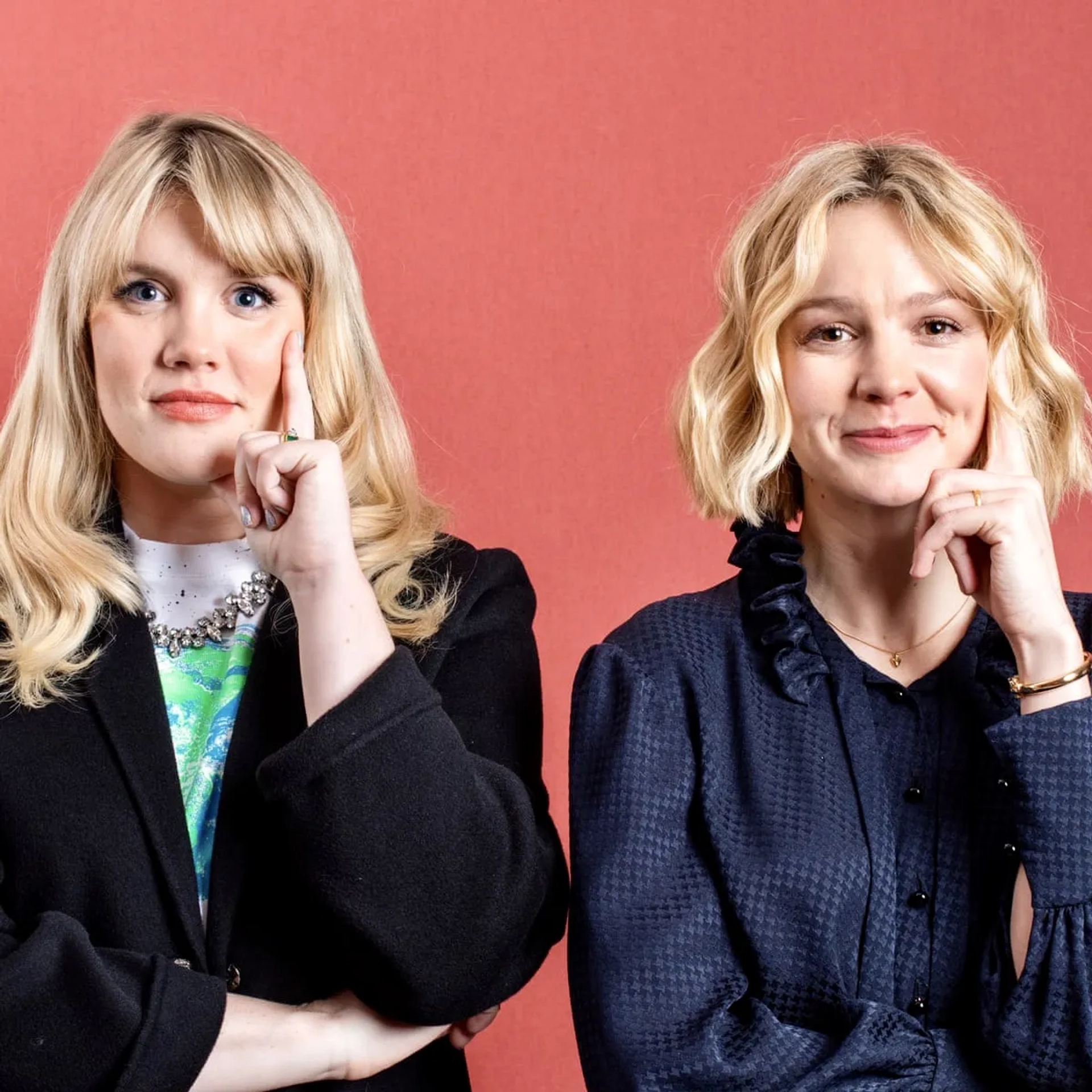 Carey Mulligan and Emerald Fennell at an event for Promising Young Woman (2020)