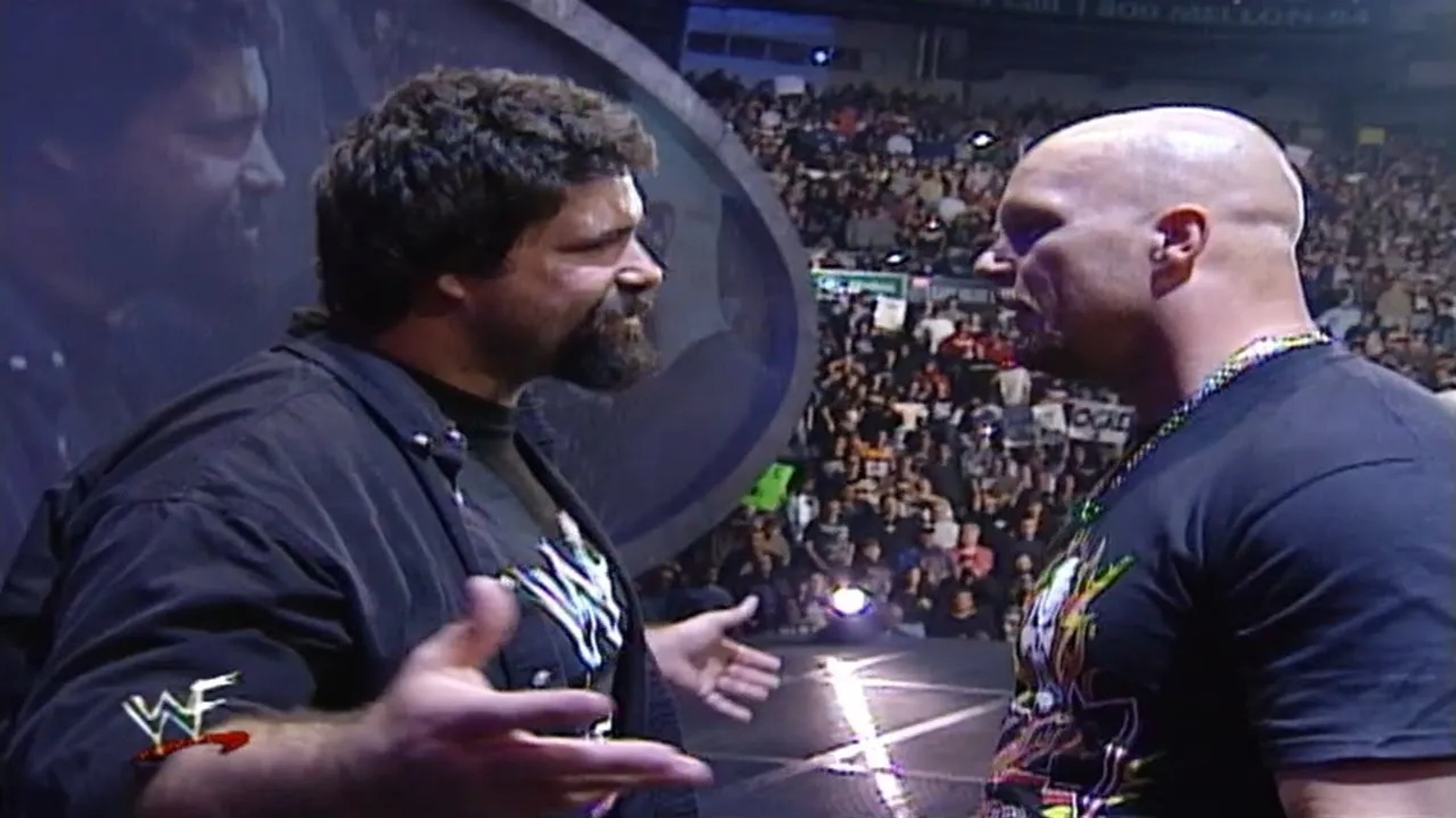 Steve Austin and Mick Foley in WWE Smackdown! (1999)