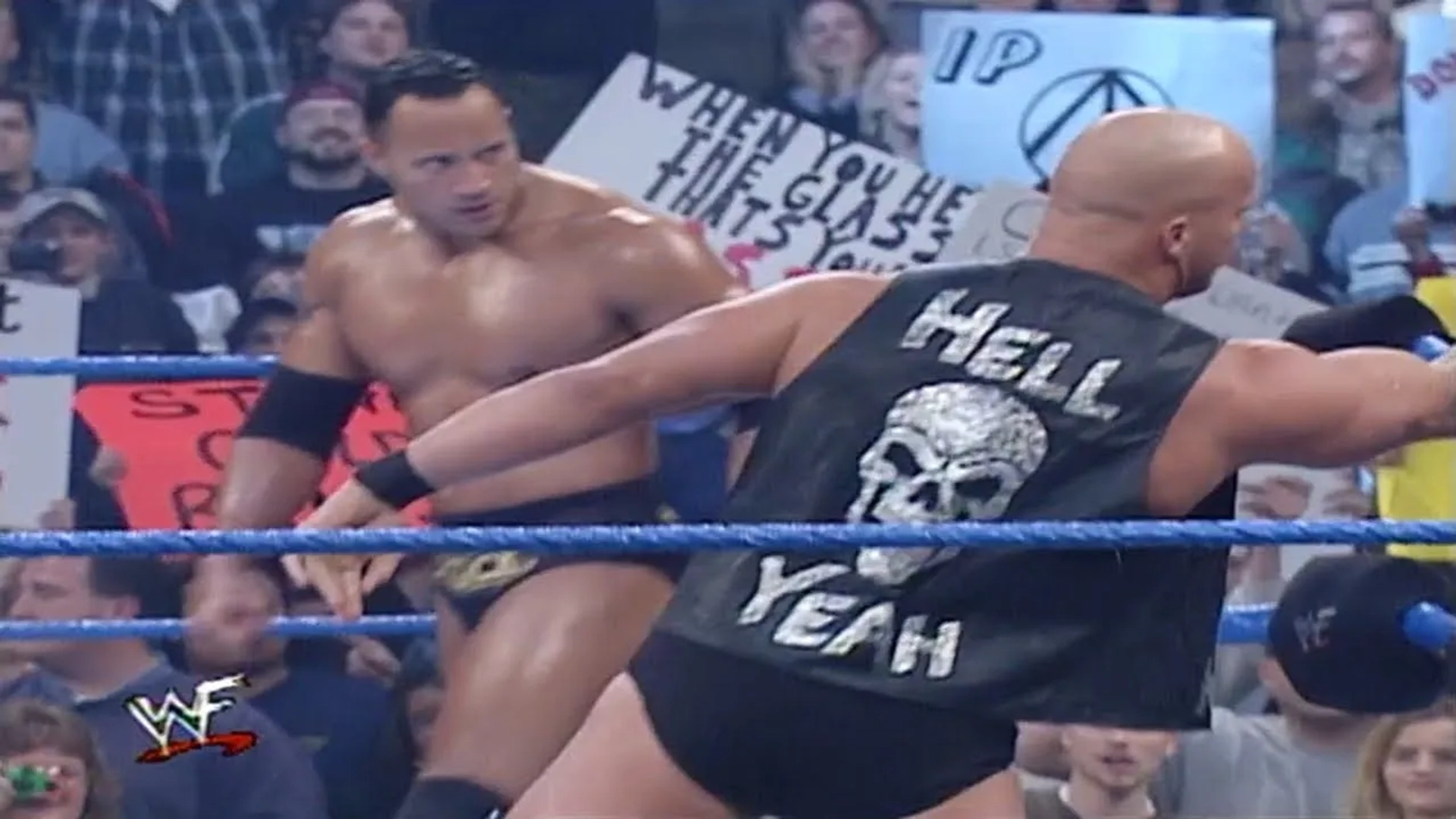 Steve Austin and Dwayne Johnson in WWE Smackdown! (1999)