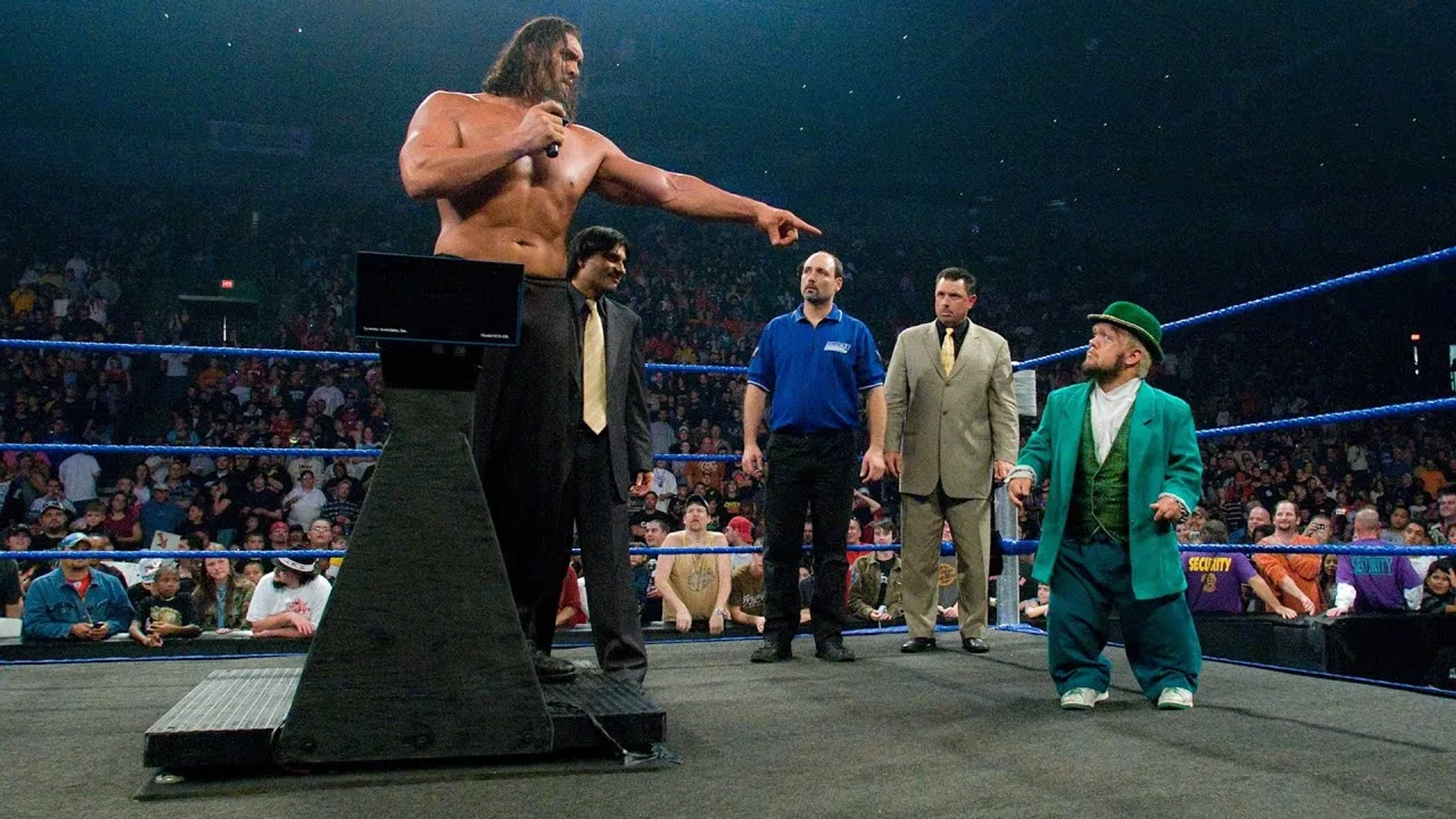 Michael Coulthard, Dalip Singh, Dylan Postl, and Dave Kapoor in WWE Smackdown! (1999)