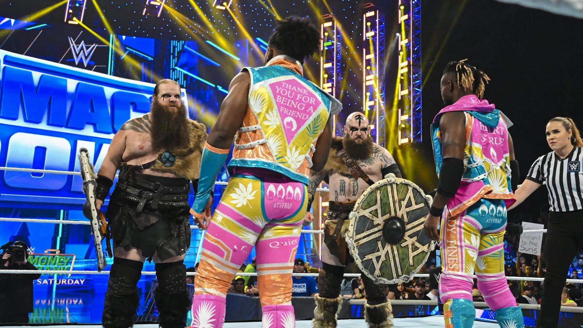 Todd Smith, Kofi Kingston, Austin Watson, and Raymond Rowe in WWE Smackdown! (1999)