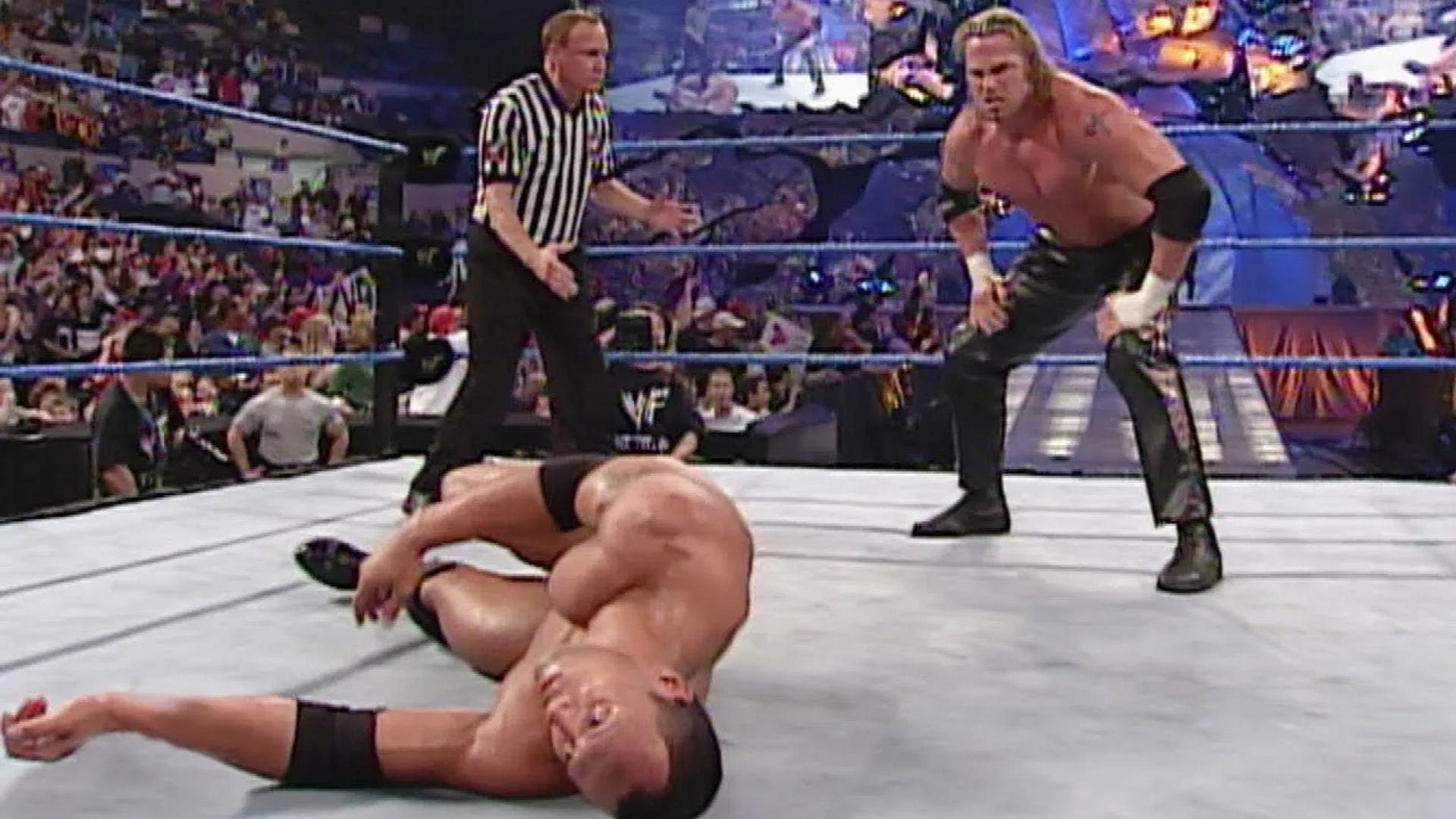 Dwayne Johnson and Andrew Martin in WWE Smackdown! (1999)