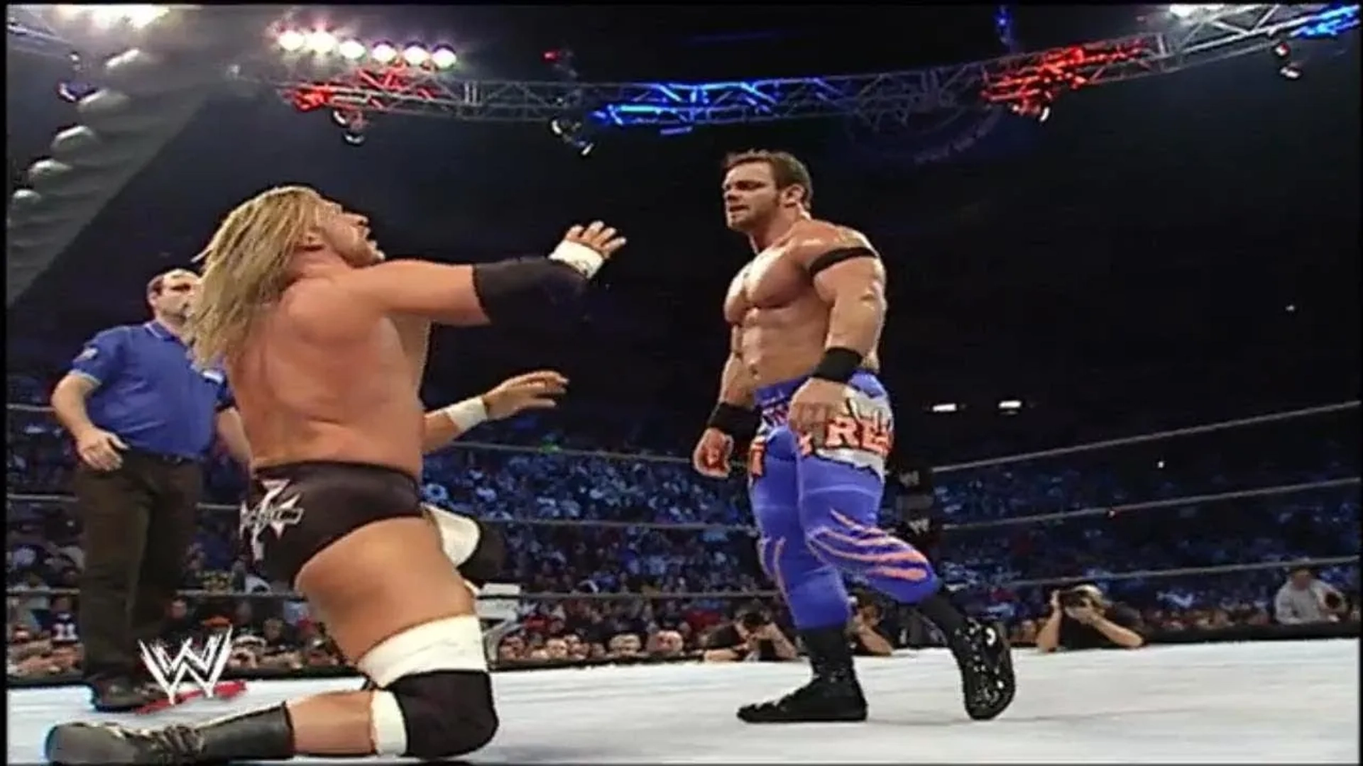 Chris Benoit and Paul Levesque in WWE Smackdown! (1999)