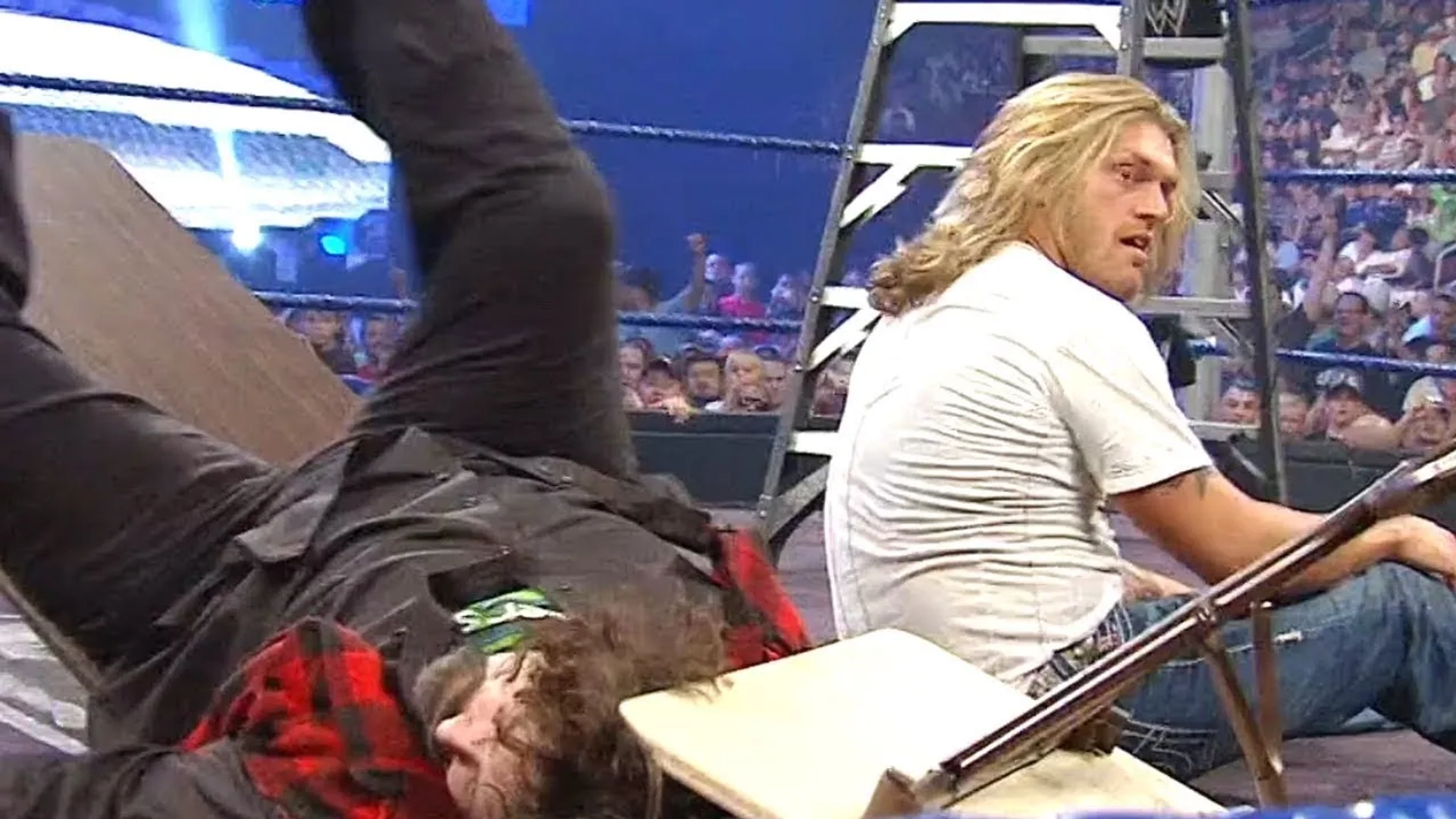 Adam Copeland and Mick Foley in WWE Smackdown! (1999)