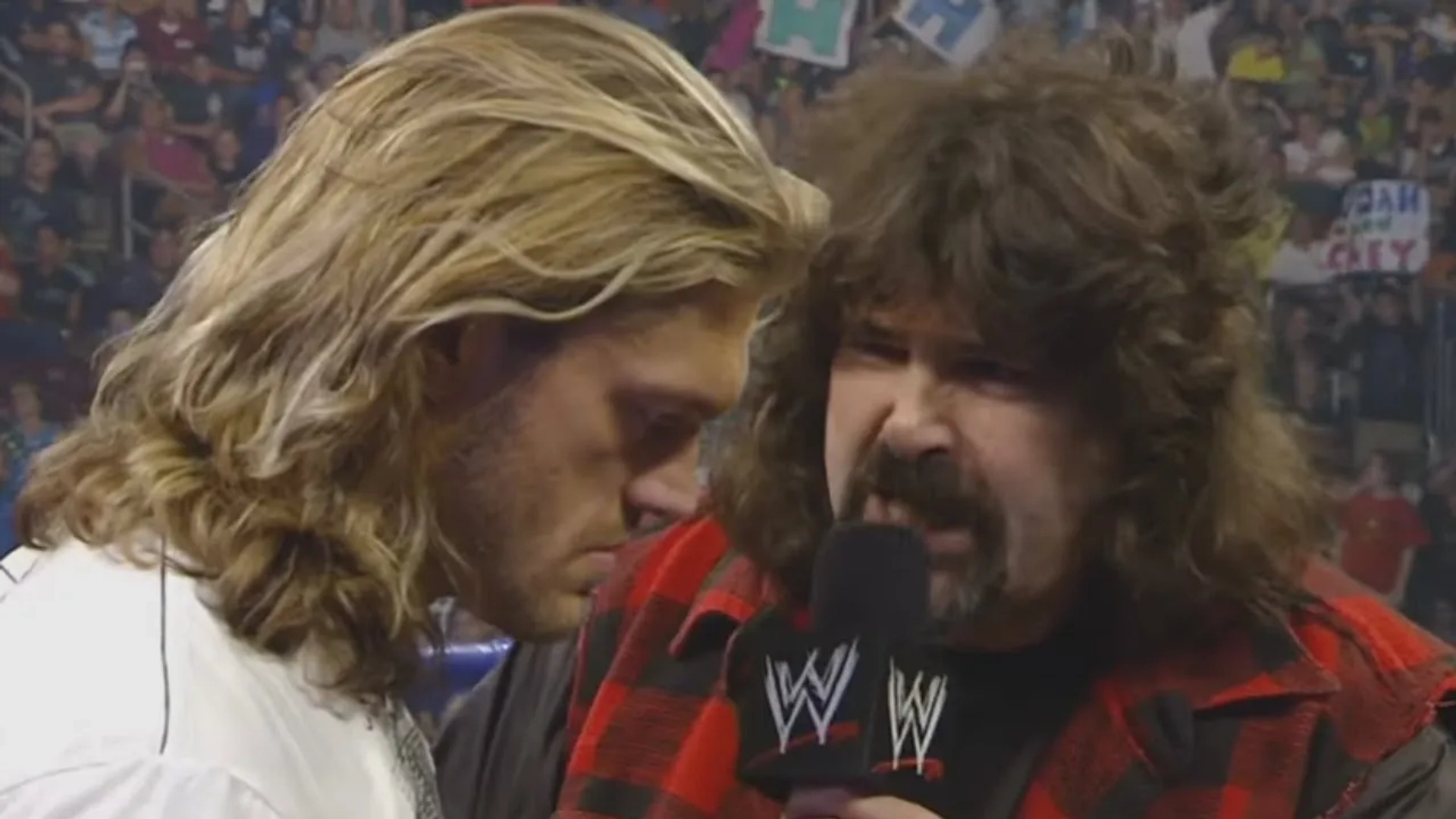 Adam Copeland and Mick Foley in WWE Smackdown! (1999)