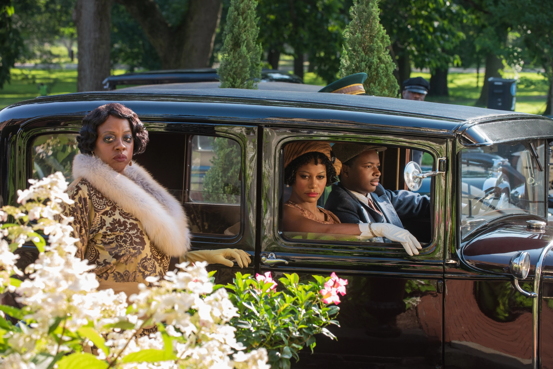 Viola Davis, Dusan Brown, and Taylour Paige in Ma Rainey's Black Bottom (2020)