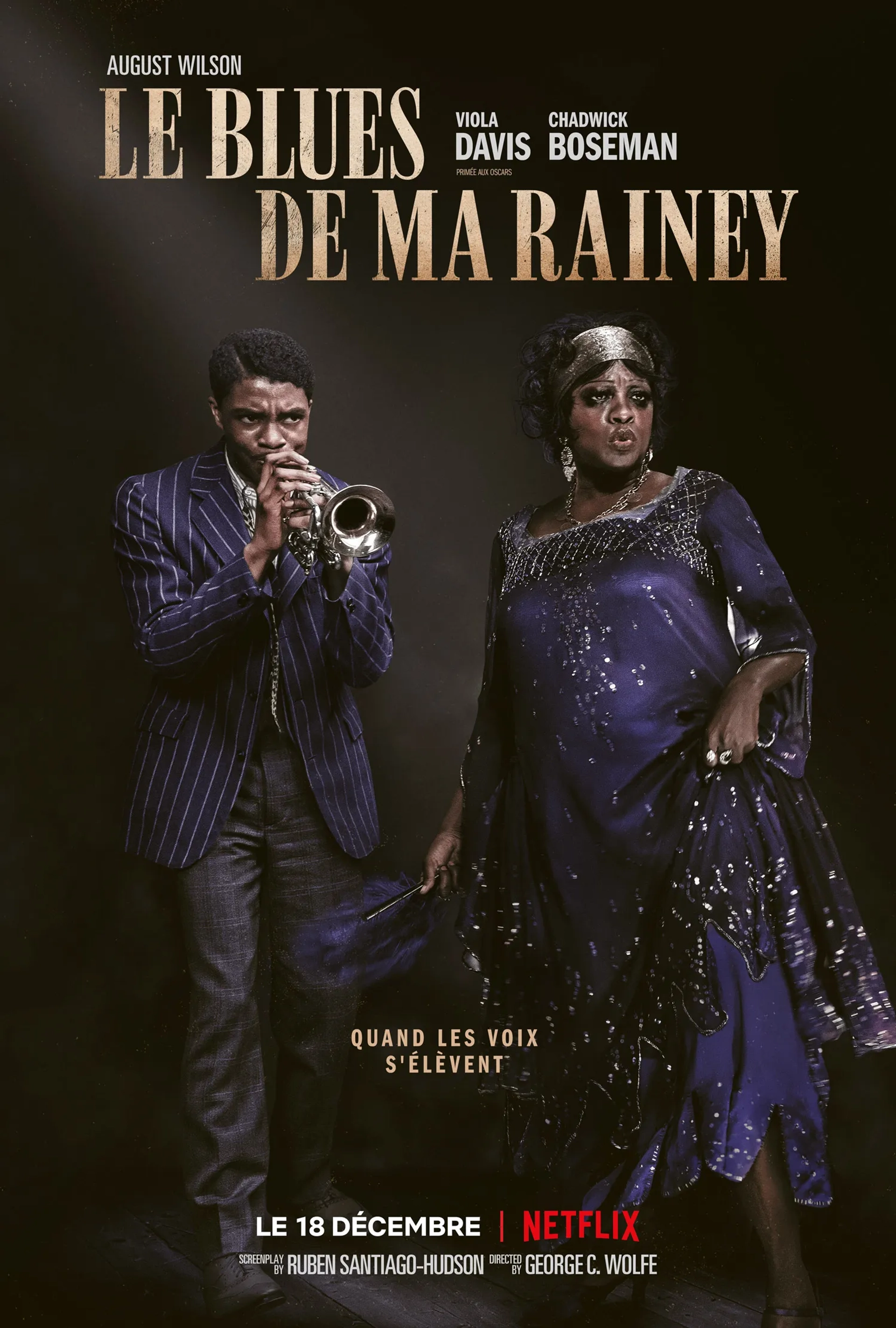 Viola Davis and Chadwick Boseman in Ma Rainey's Black Bottom (2020)